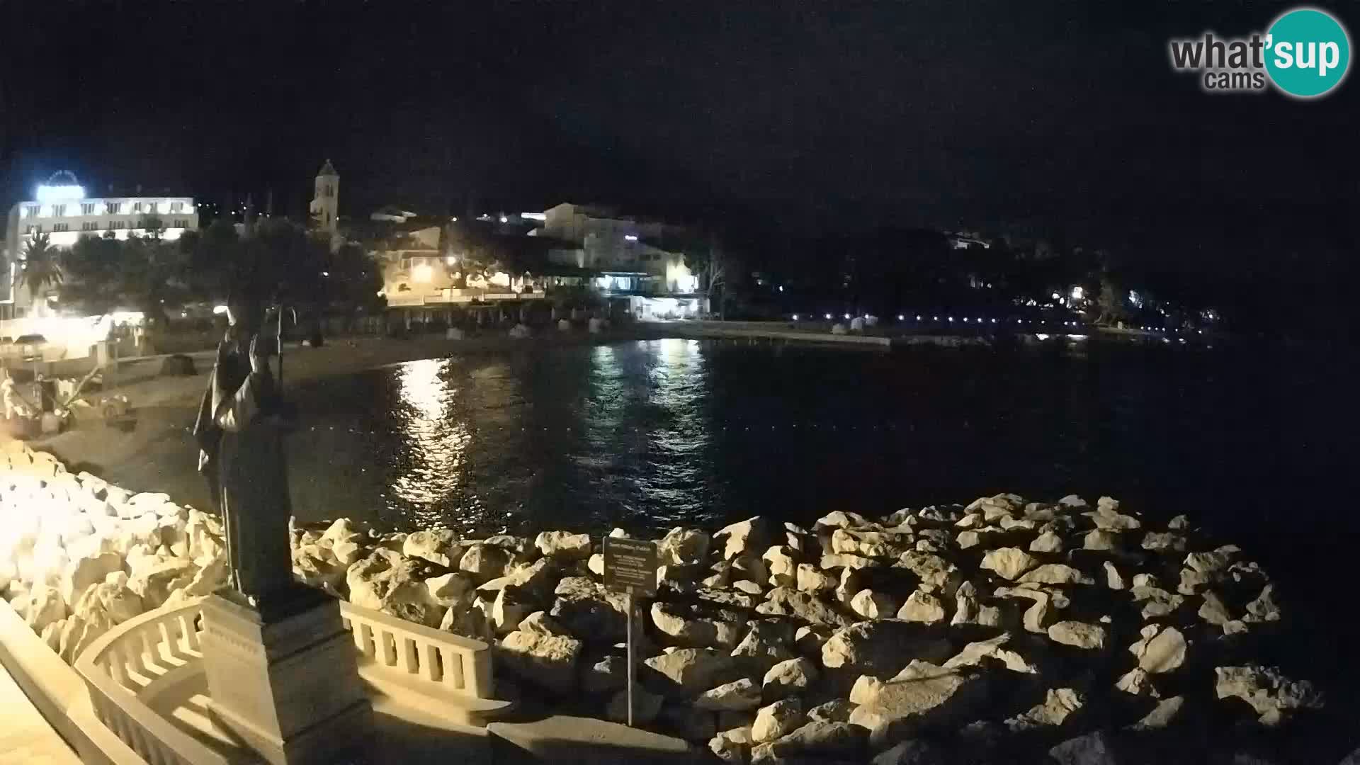 Webcam Baška Voda – Saint-Nikola et plage