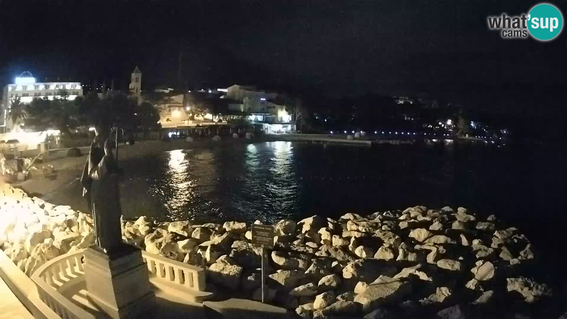 Webcam Baška Voda – Saint-Nikola et plage