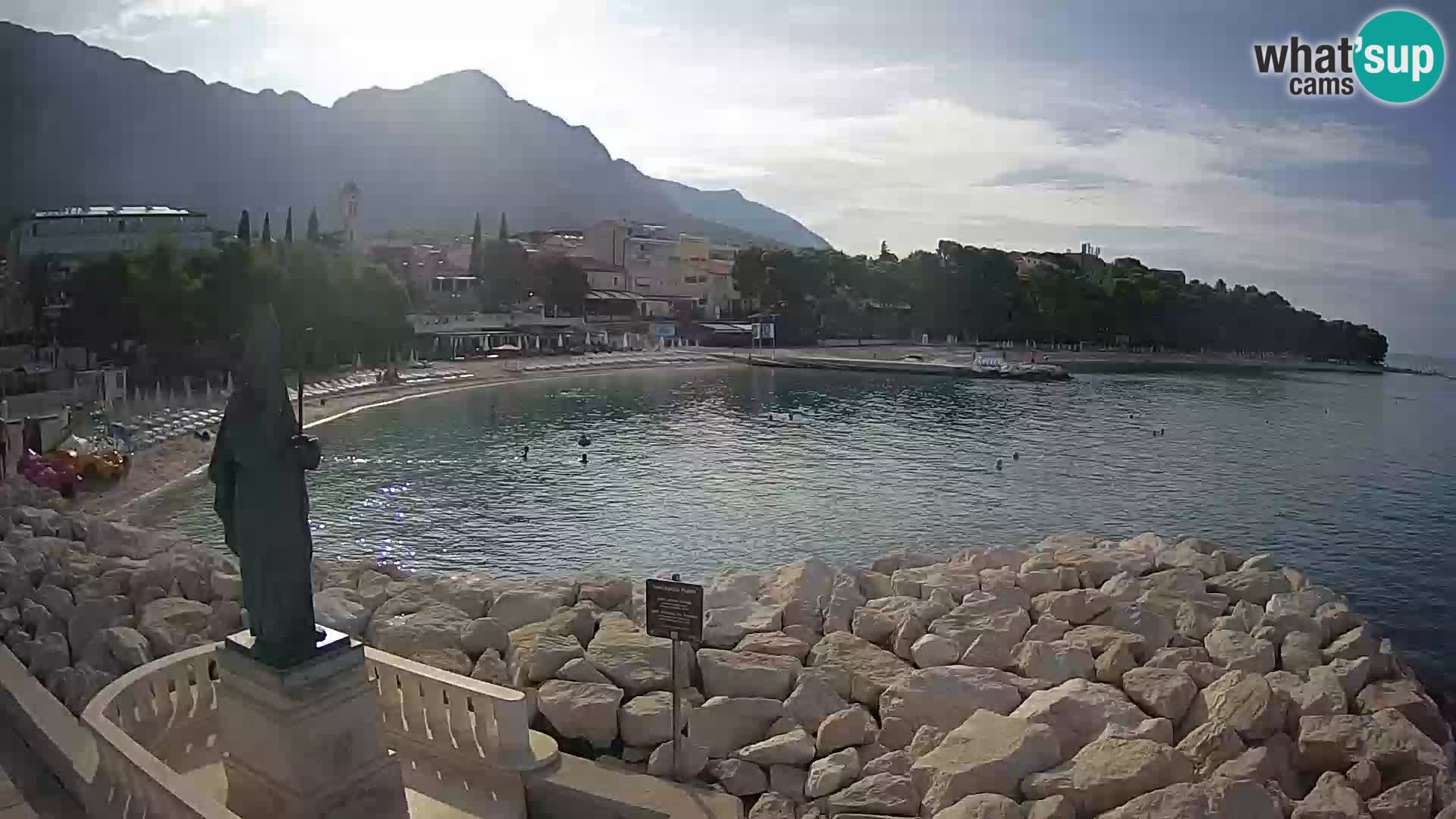 Webcam Baška Voda – Saint-Nikola et plage