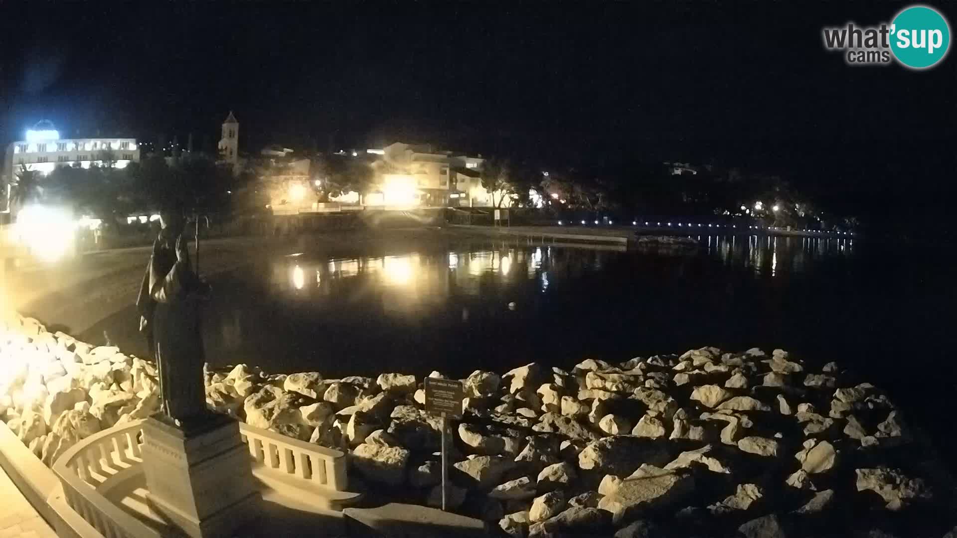 Webcam live Baška Voda – St. Nikola und Strand