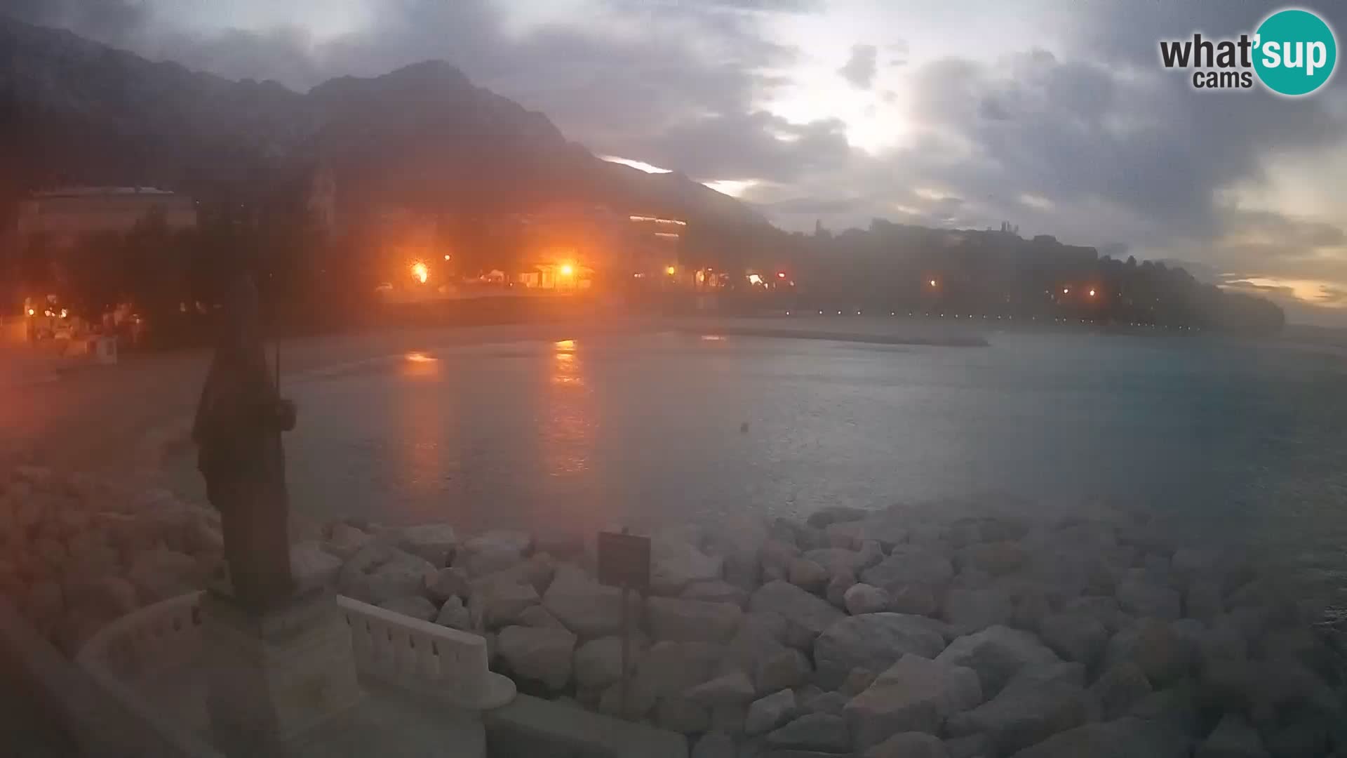 Webcam Baška Voda – Saint-Nikola et plage