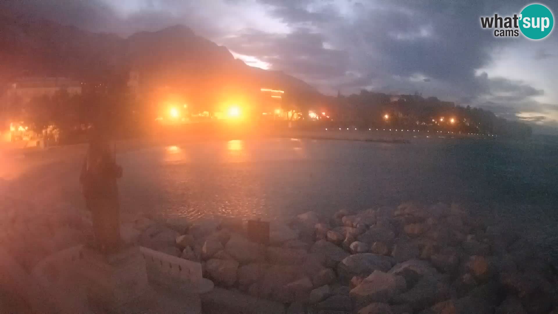 Webcam live Baška Voda – St. Nikola und Strand