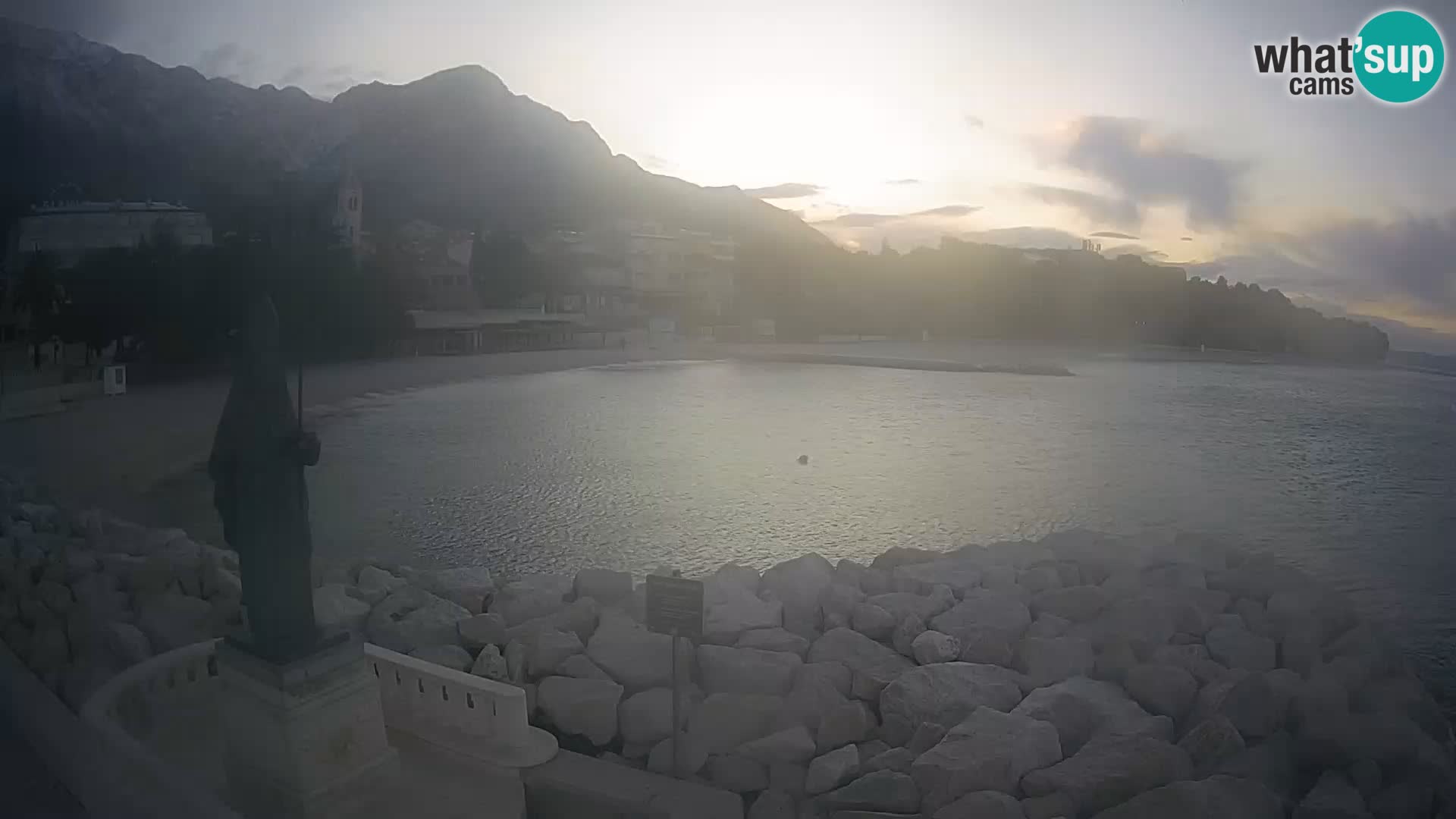 Webcam Baška Voda – Saint-Nikola et plage