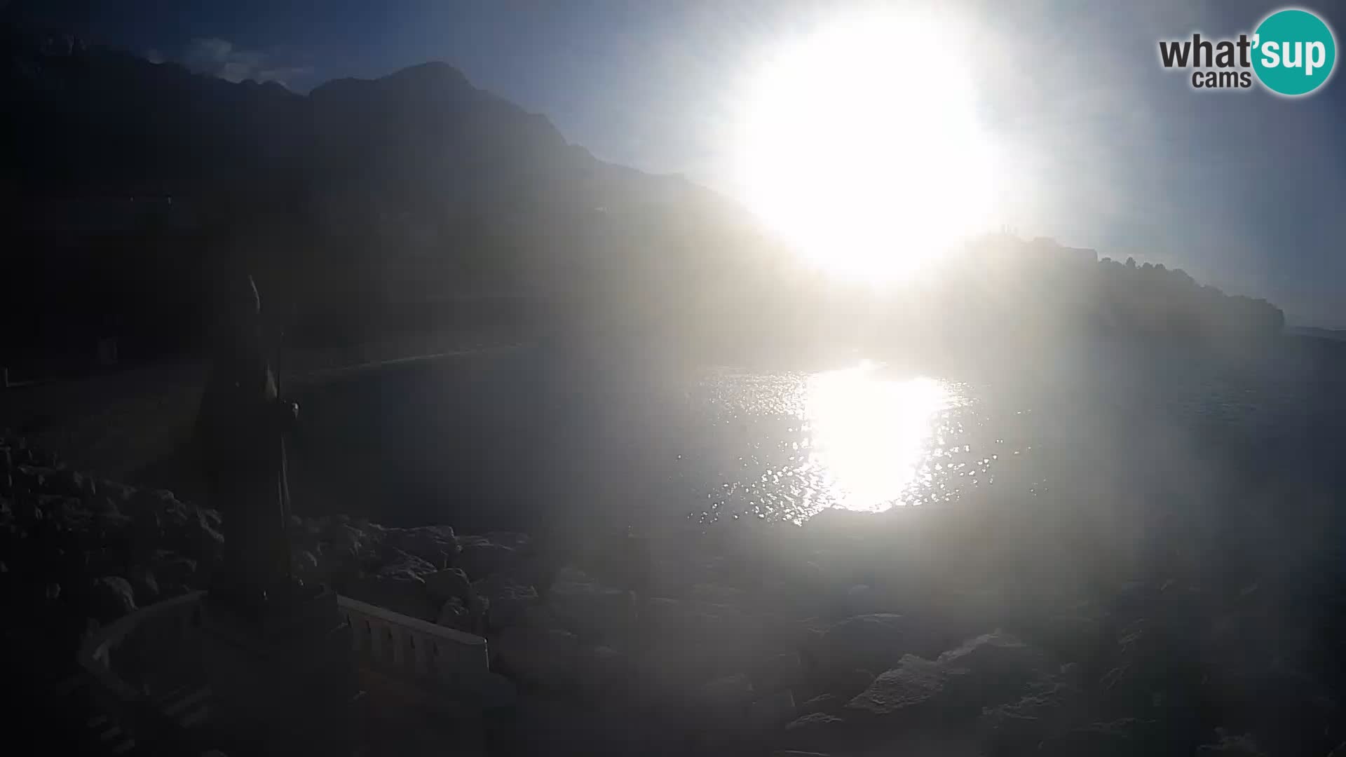 Webcam live Baška Voda – St. Nikola und Strand