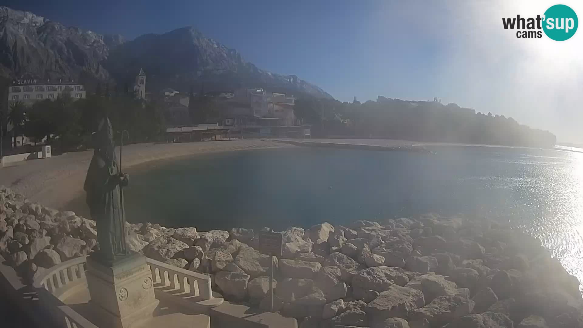 Webcam Baška Voda – Saint-Nikola et plage