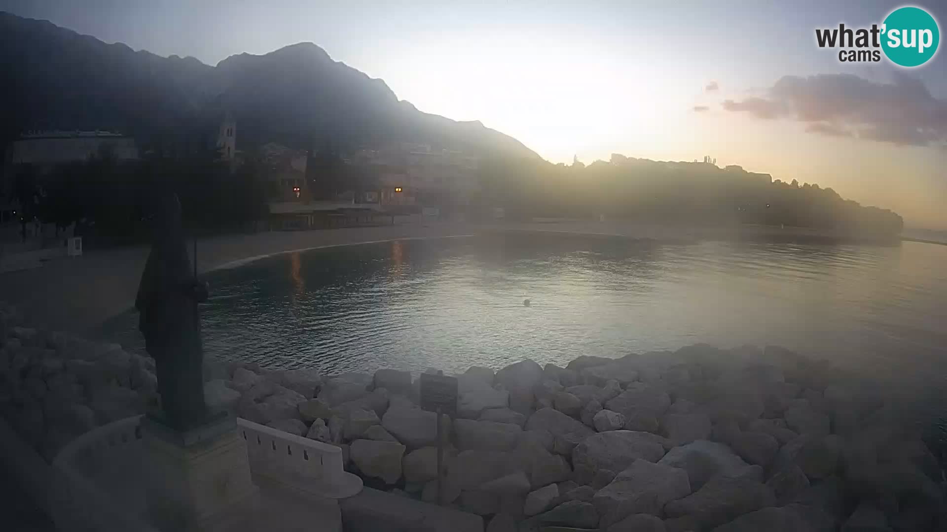 Webcam Baška Voda – Saint-Nikola et plage