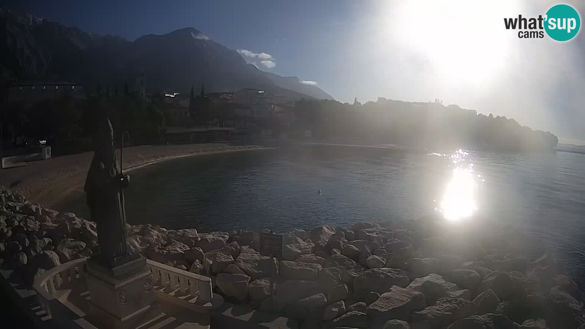 Webcam live Baška Voda – St. Nikola und Strand