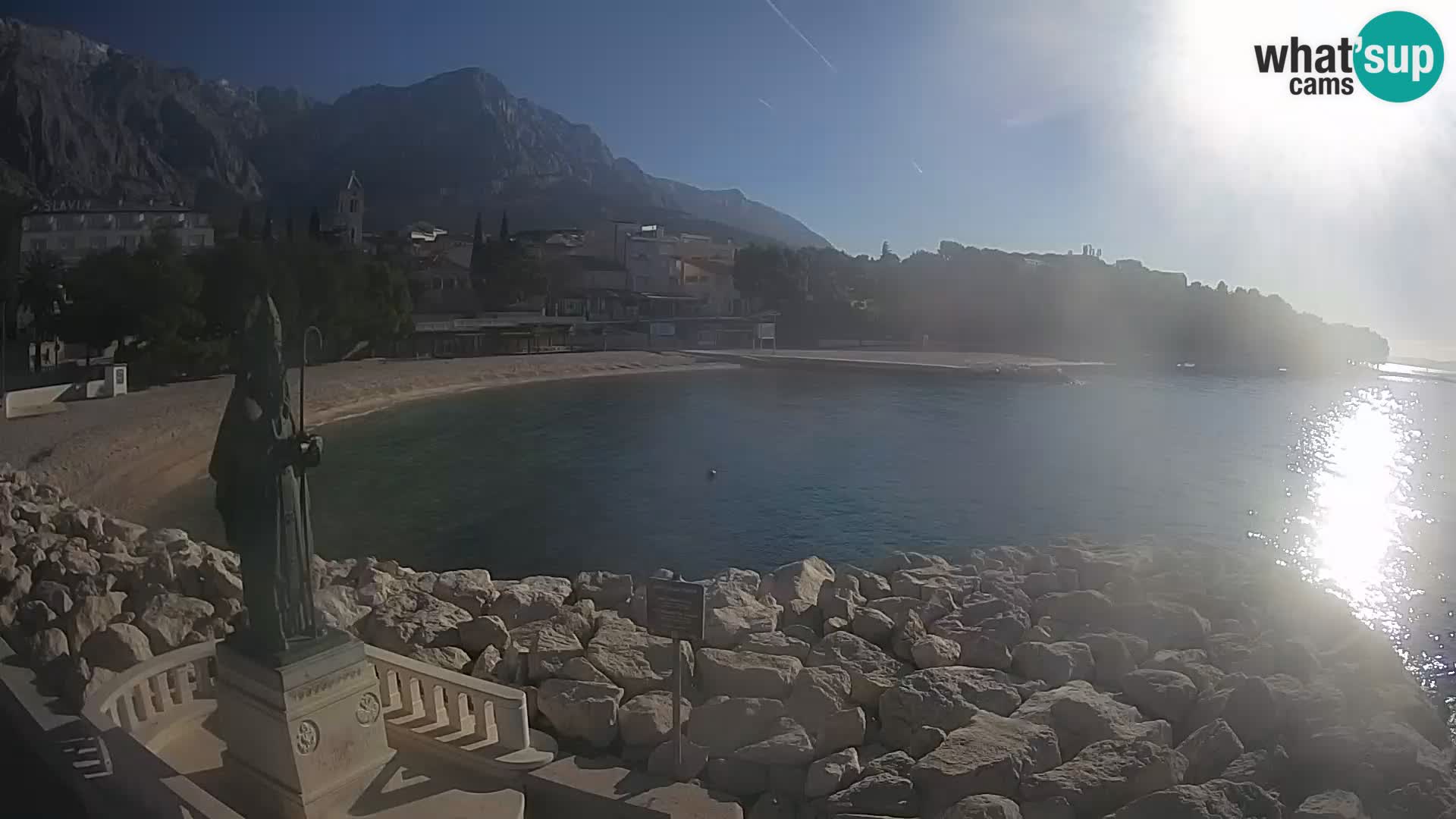 Webcam Baška Voda – Saint-Nikola et plage