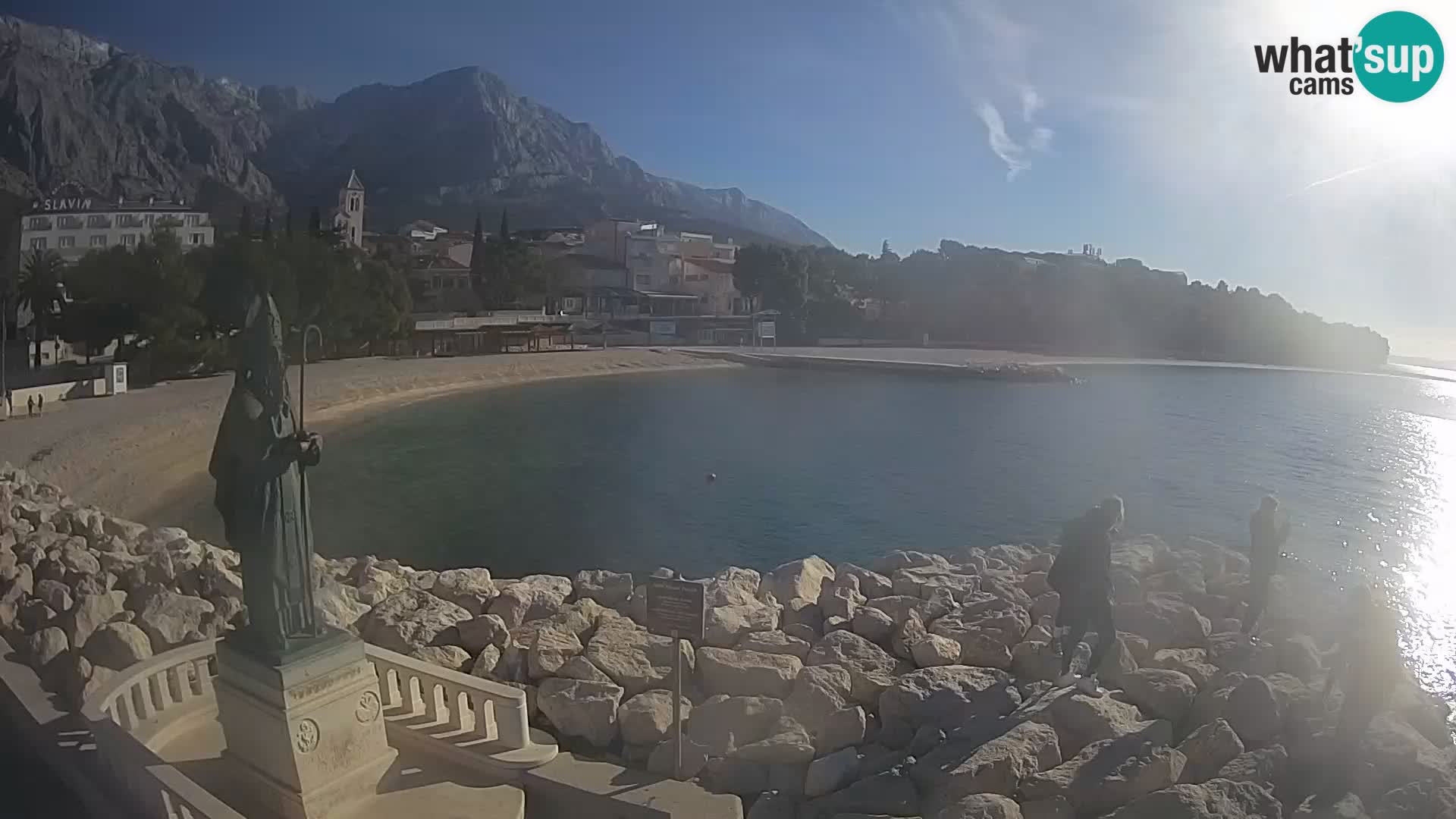 Webcam Baška Voda – Saint-Nikola et plage