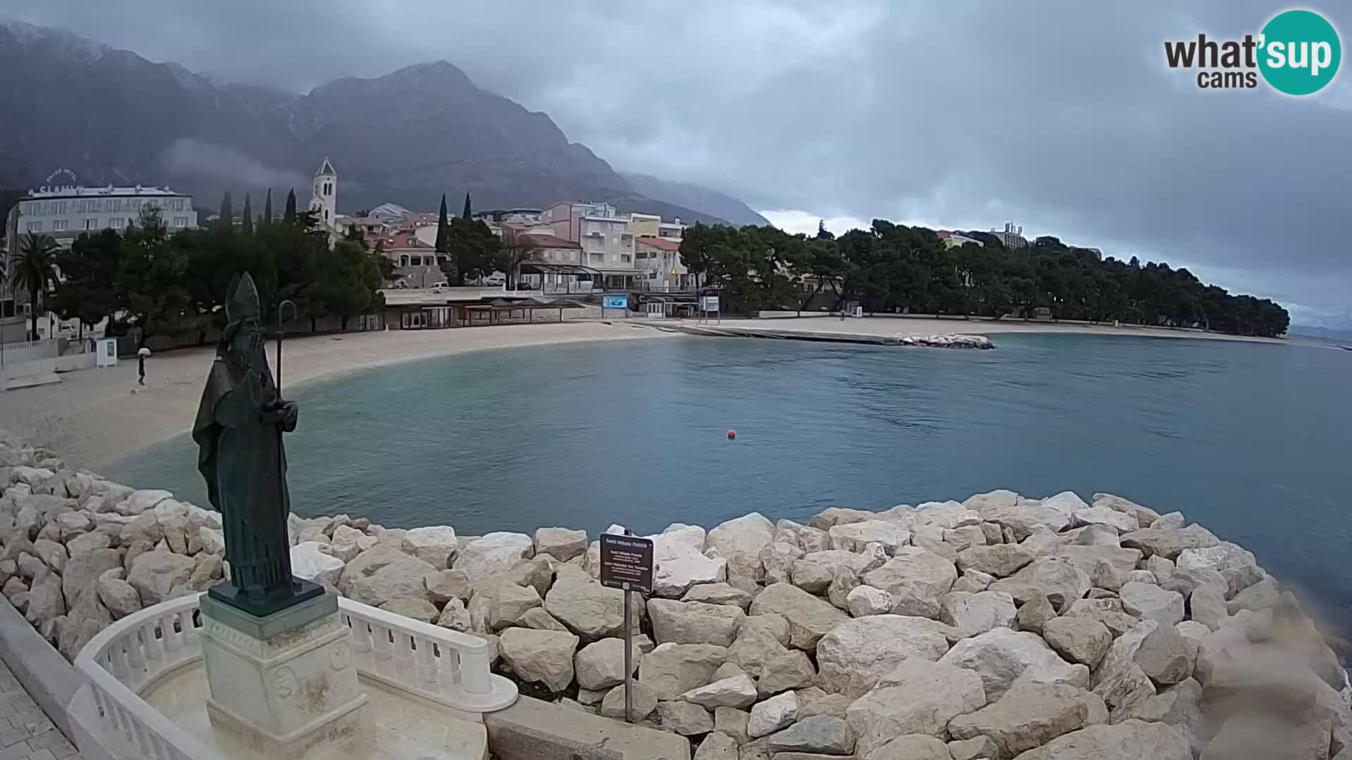 Webcam Baška Voda – St. Nikola y Playa