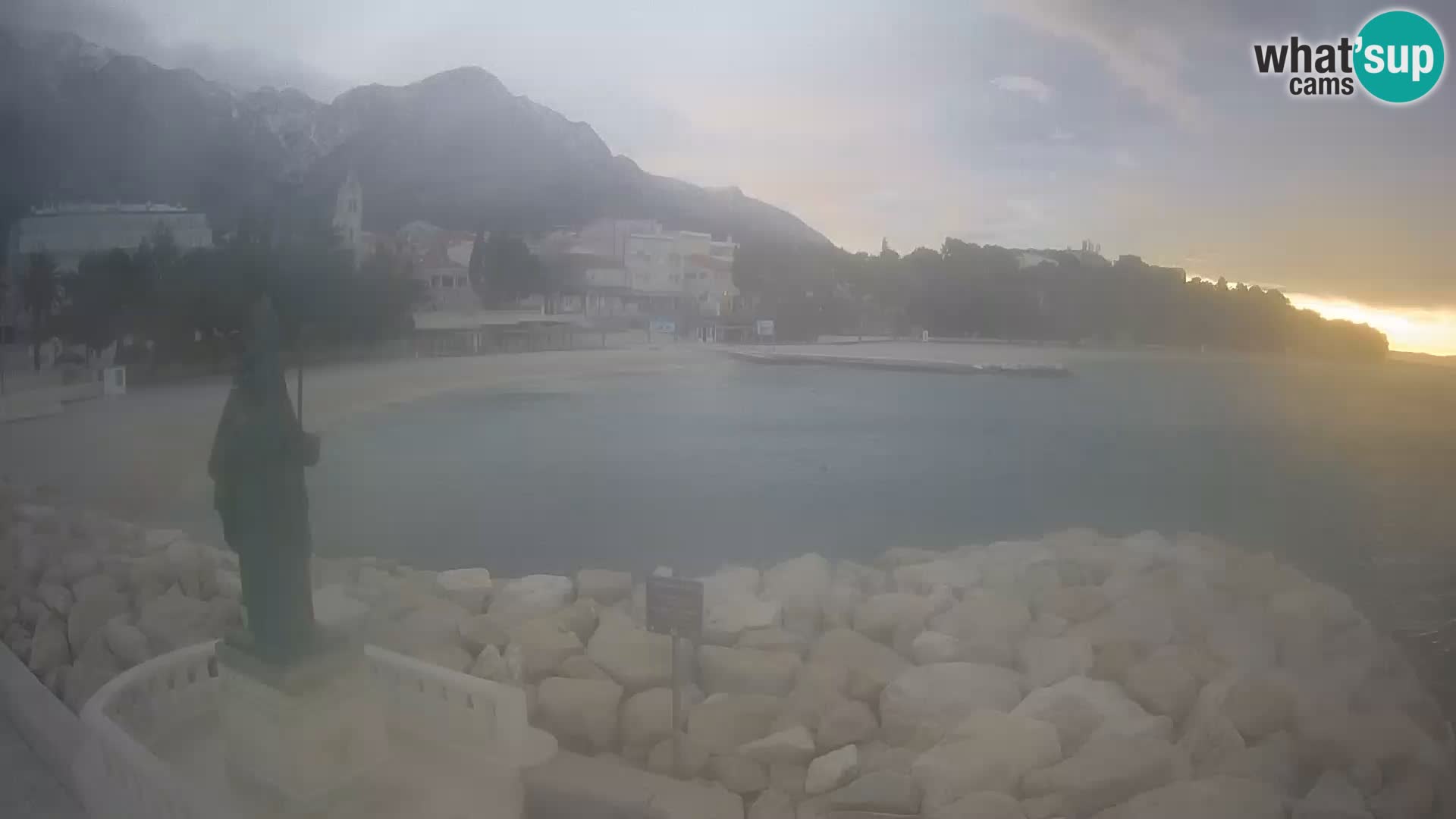 Webcam Baška Voda – Saint-Nikola et plage