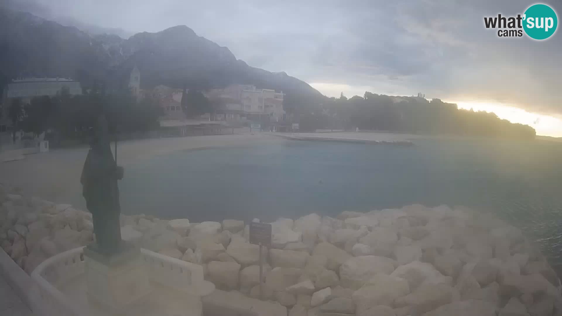 Webcam Baška Voda – Saint-Nikola et plage