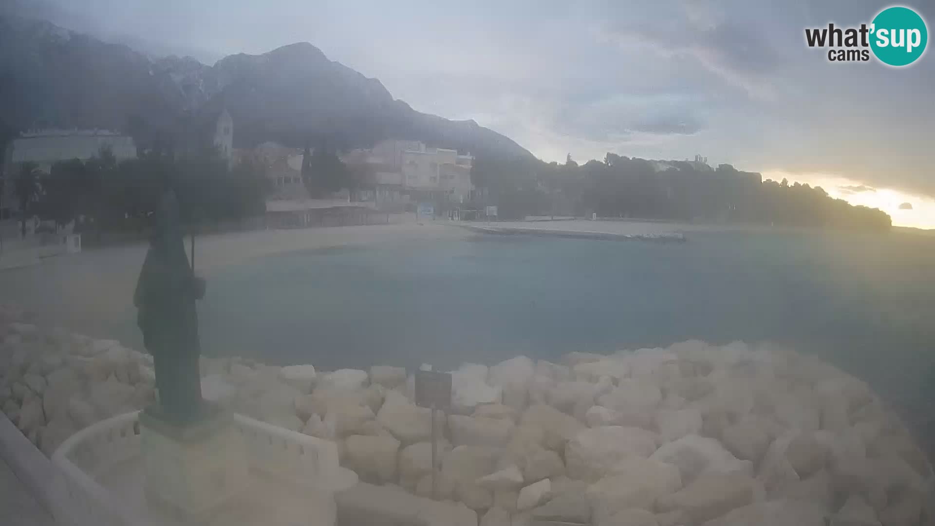 Webcam Baška Voda – Saint-Nikola et plage