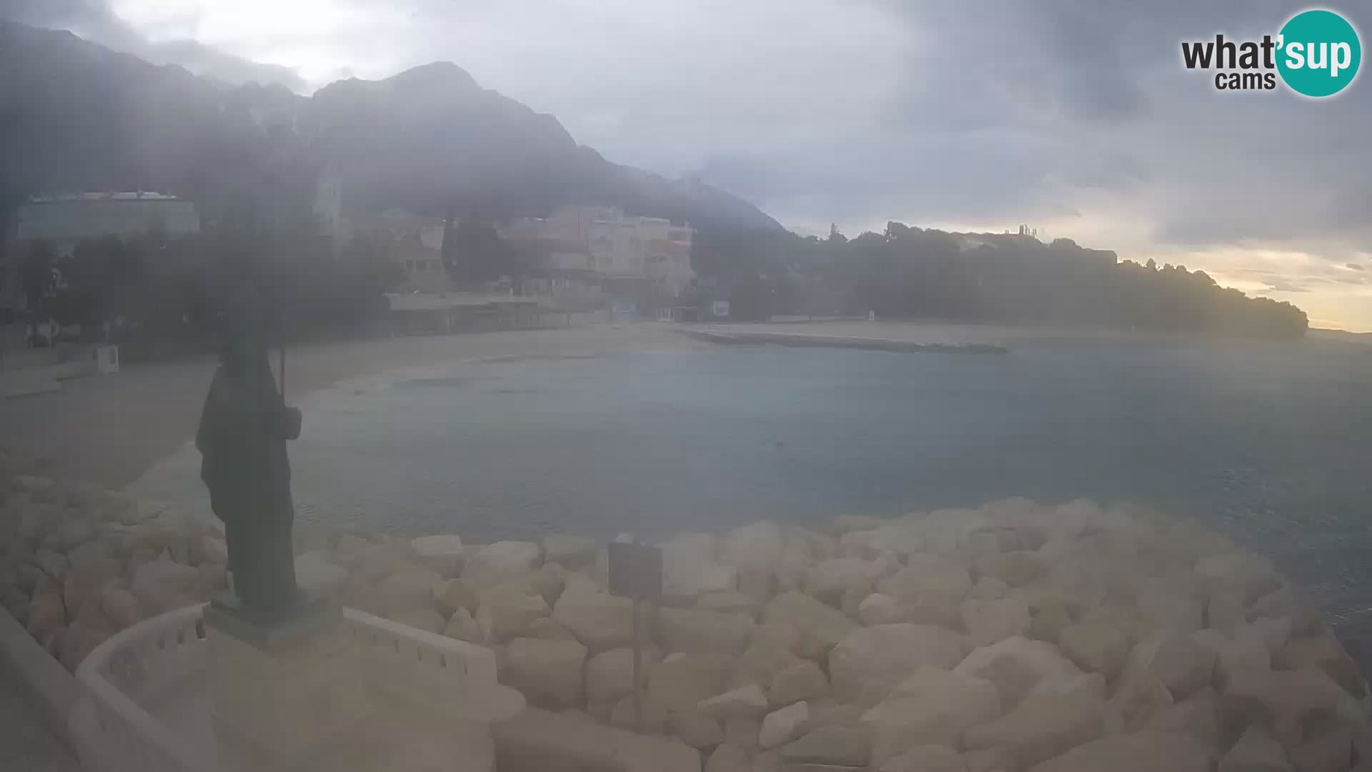 Webcam Baška Voda – Saint-Nikola et plage