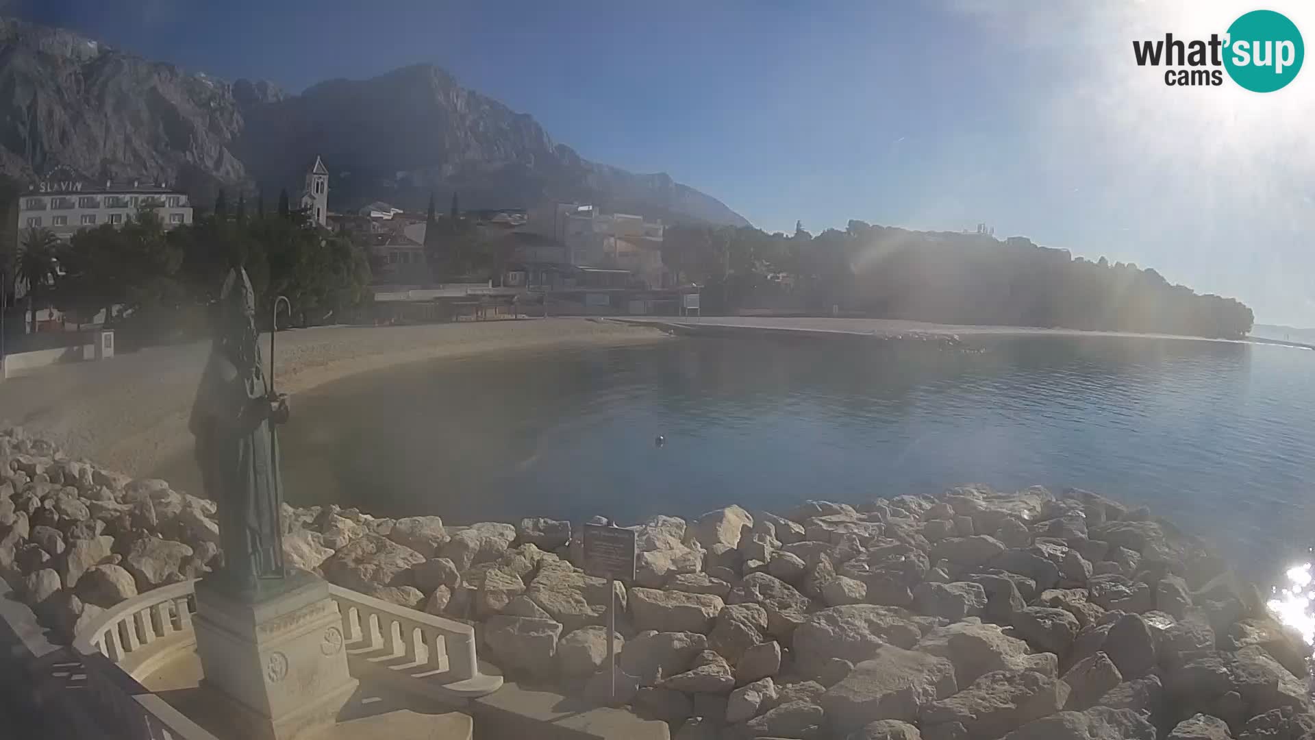 Webcam Baška Voda – Saint-Nikola et plage