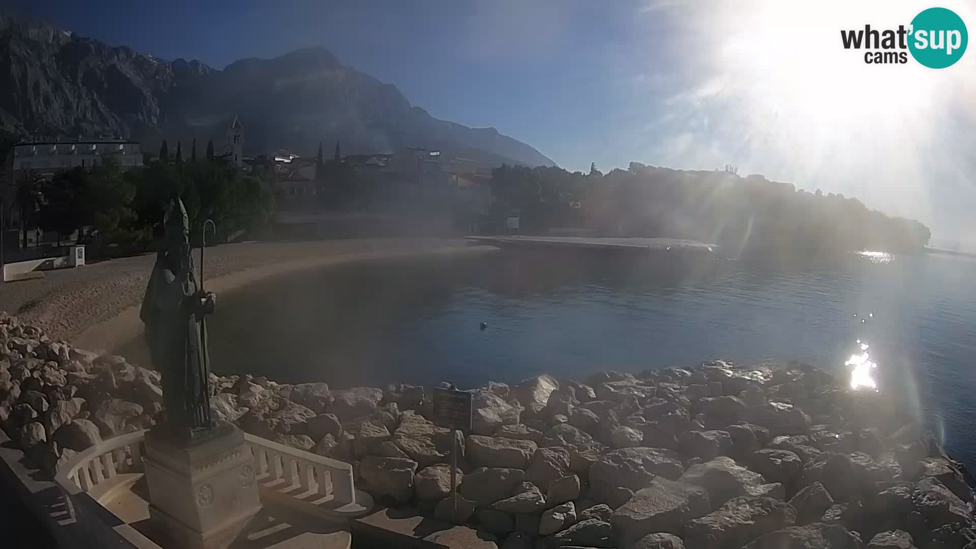 Webcam Baška Voda – Saint-Nikola et plage