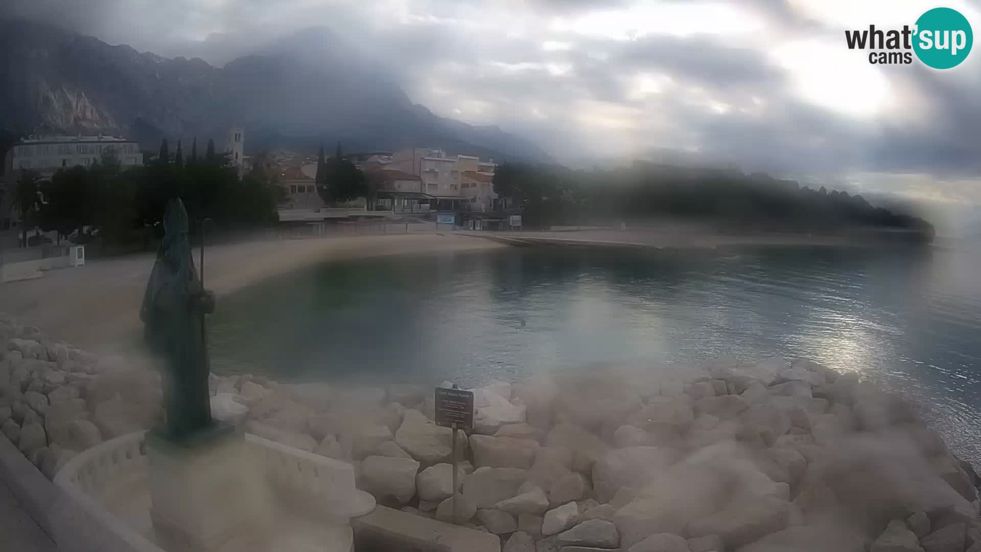 Webcam Baška Voda – Saint-Nikola et plage