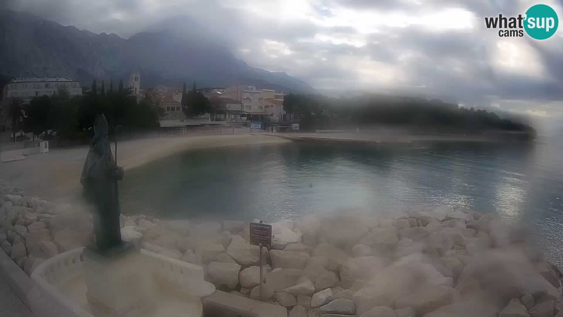 Webcam Baška Voda – Saint-Nikola et plage