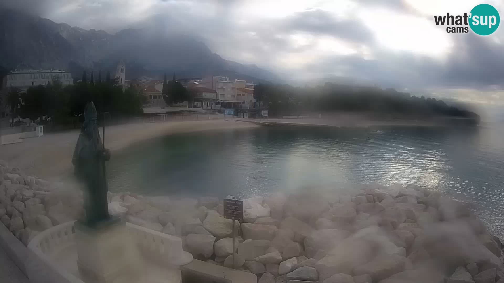 Webcam Baška Voda – Saint-Nikola et plage