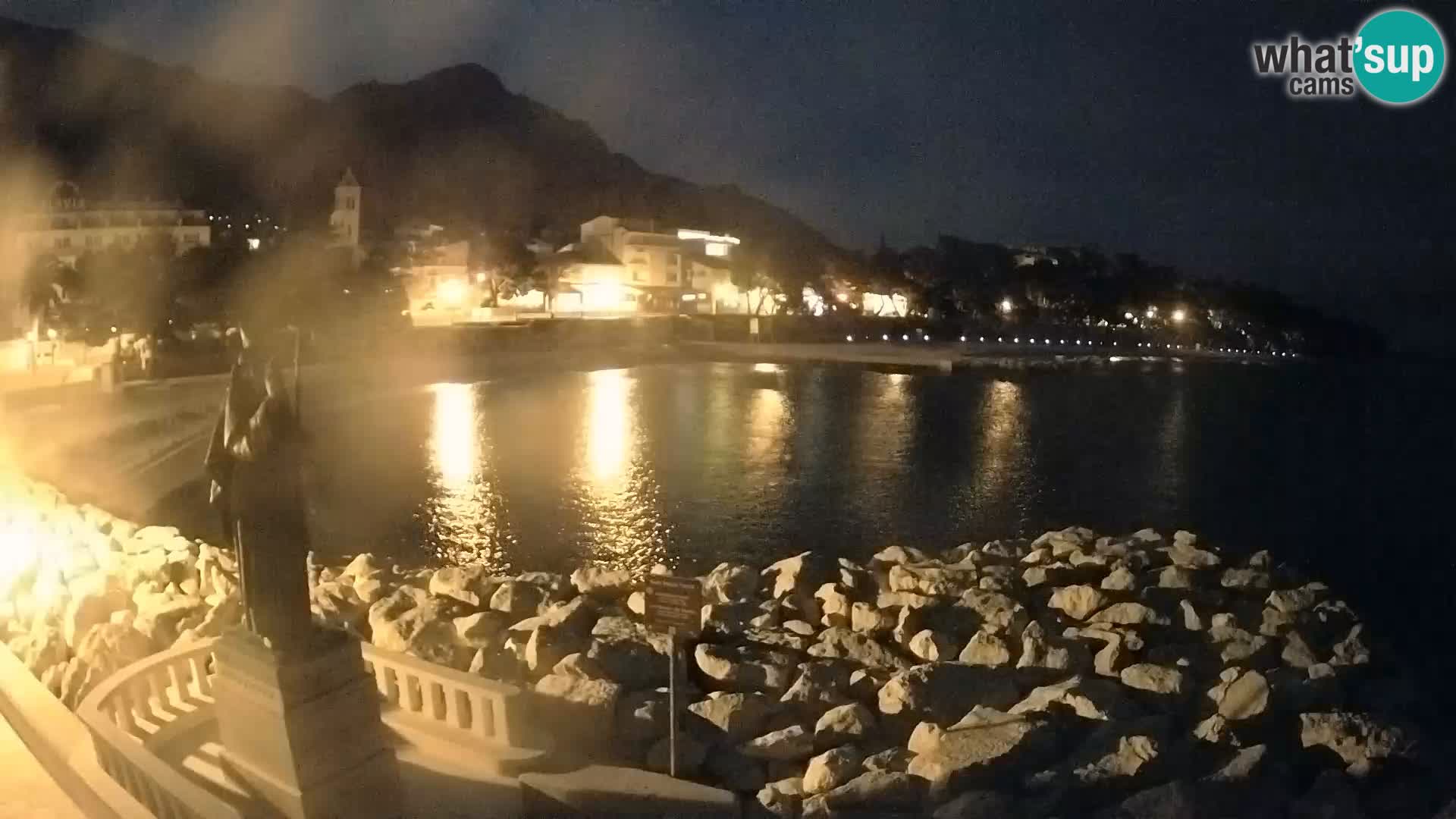 Webcam Baška Voda – Saint-Nikola et plage