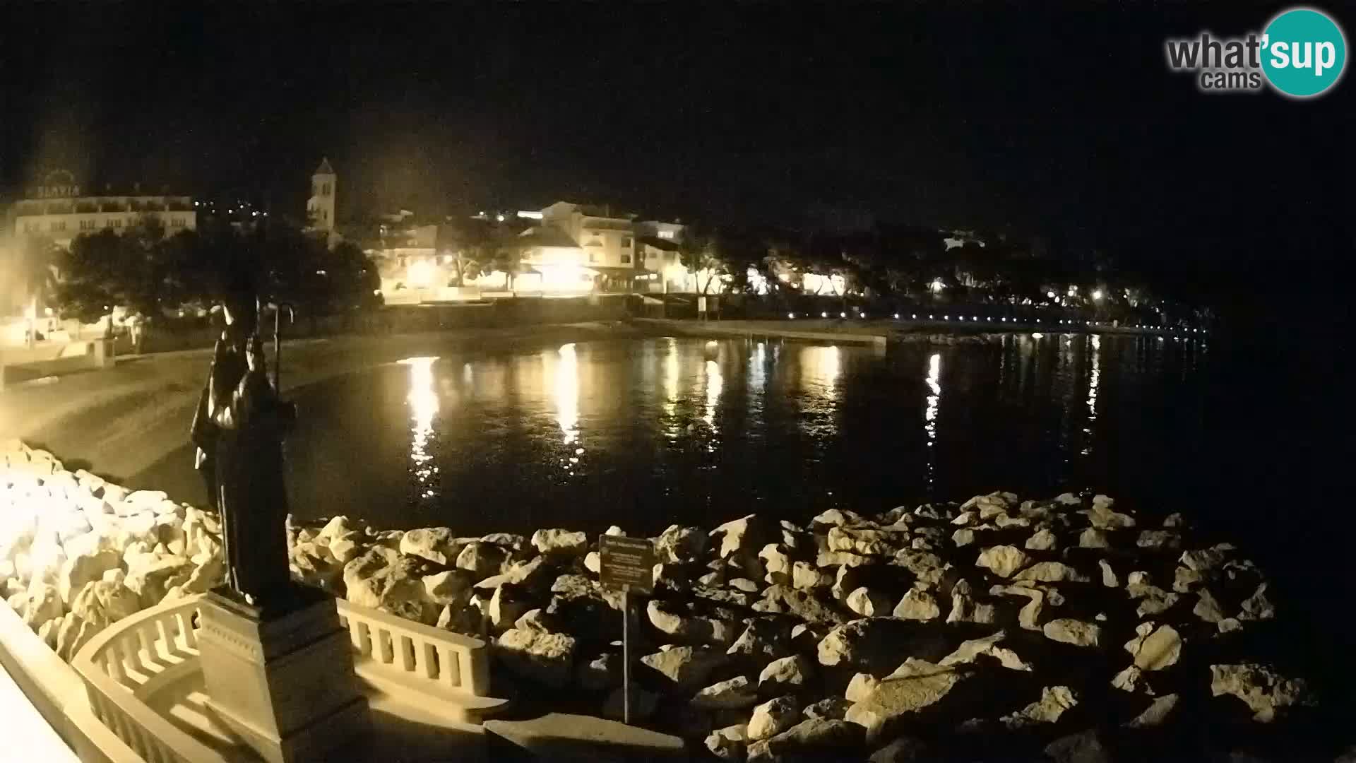 Webcam Baška Voda – Saint-Nikola et plage