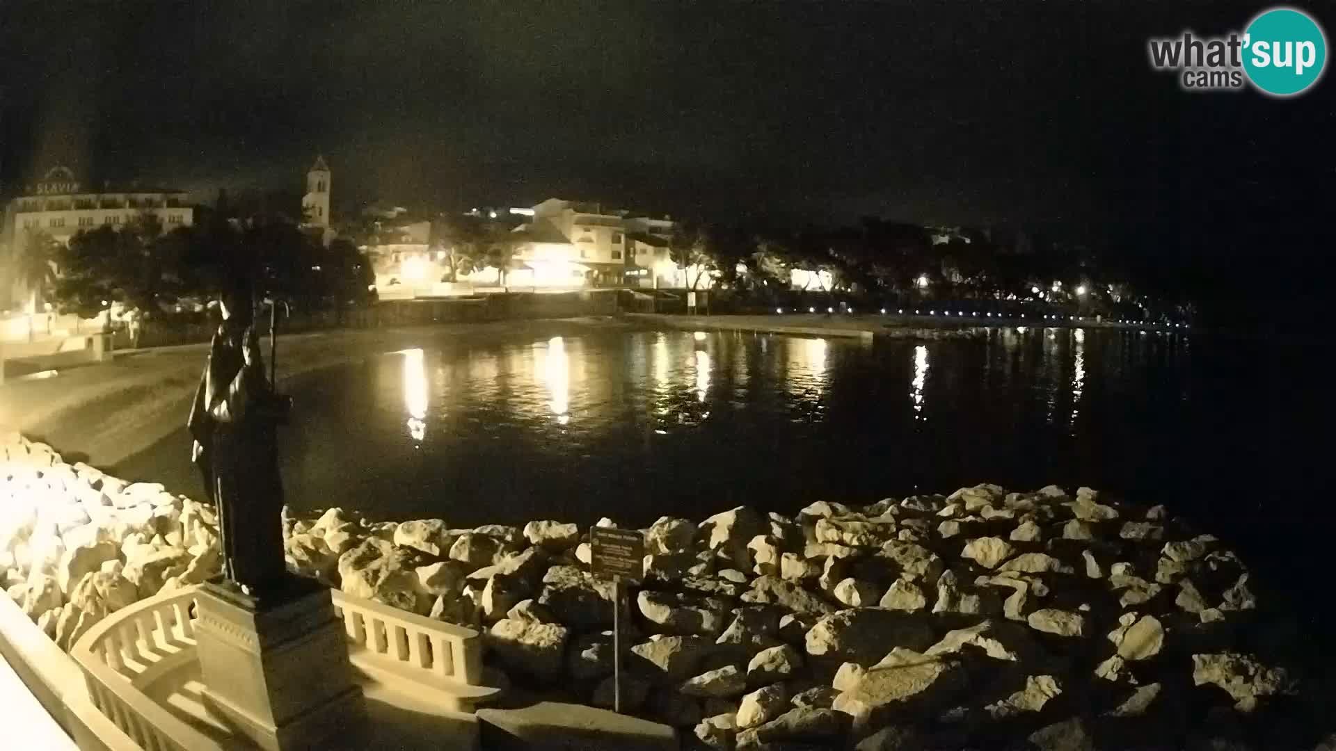 Webcam Baška Voda – Saint-Nikola et plage