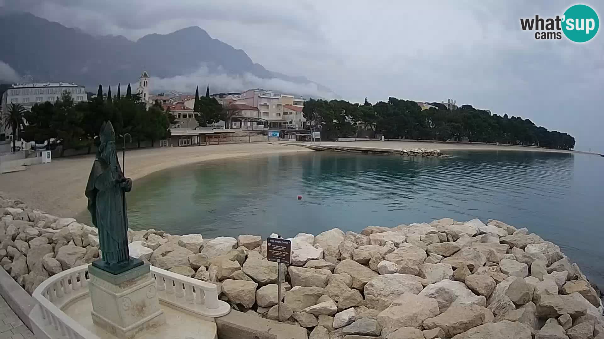 Webcam Baška Voda – St. Nikola y Playa