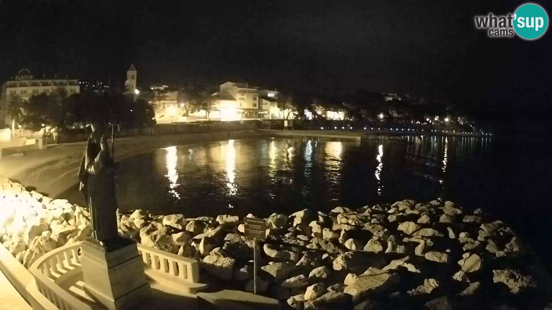 Webcam Baška Voda – Saint-Nikola et plage