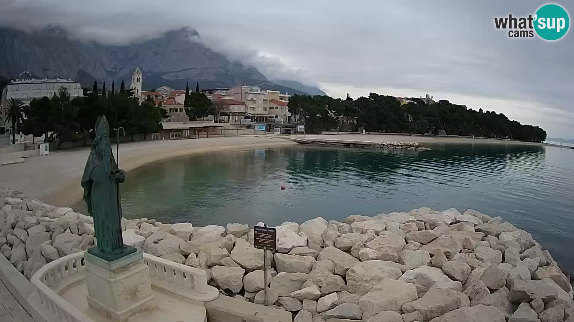 Webcam Baška Voda – St. Nikola y Playa