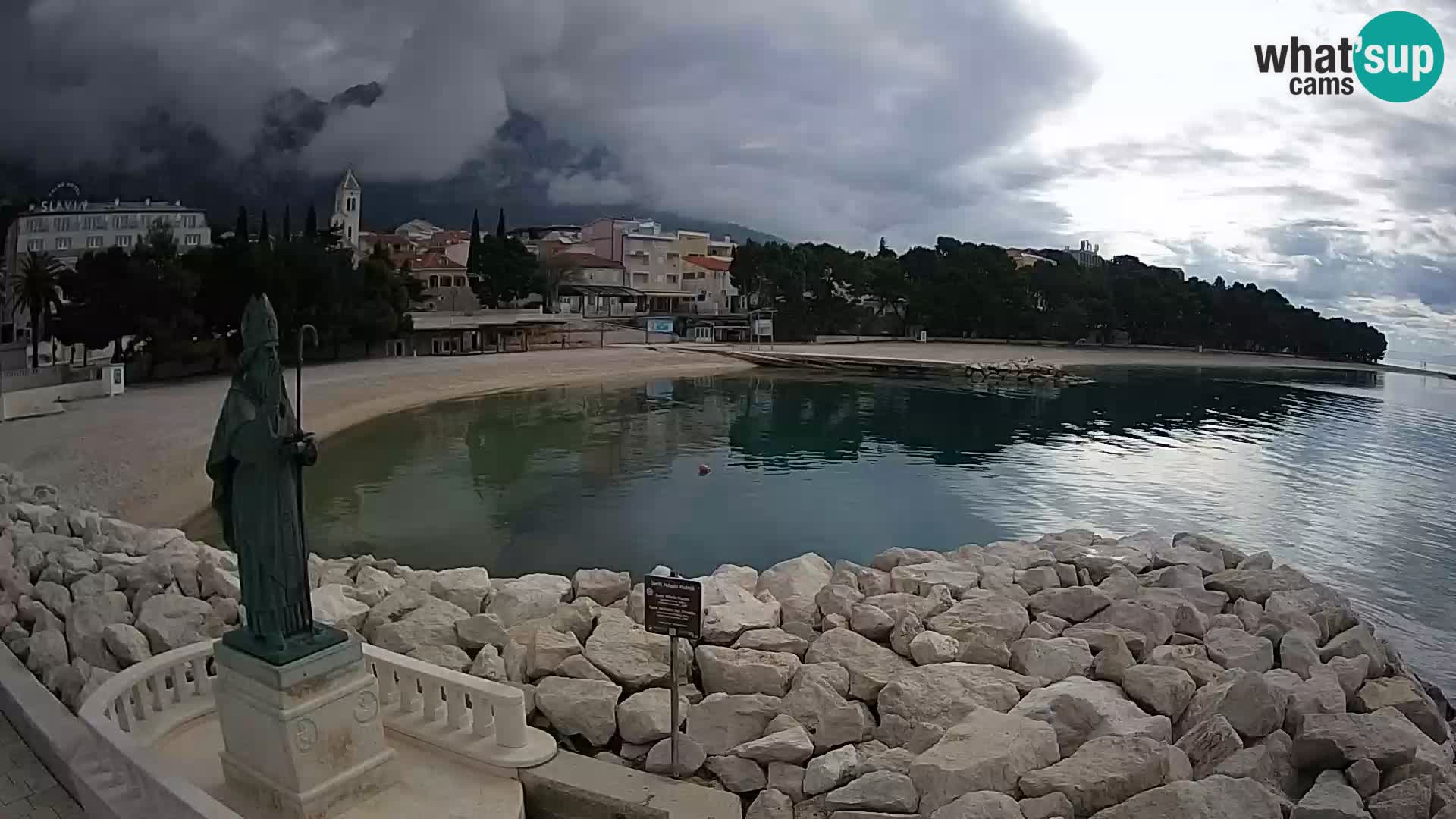 Webcam Baška Voda – St. Nikola y Playa