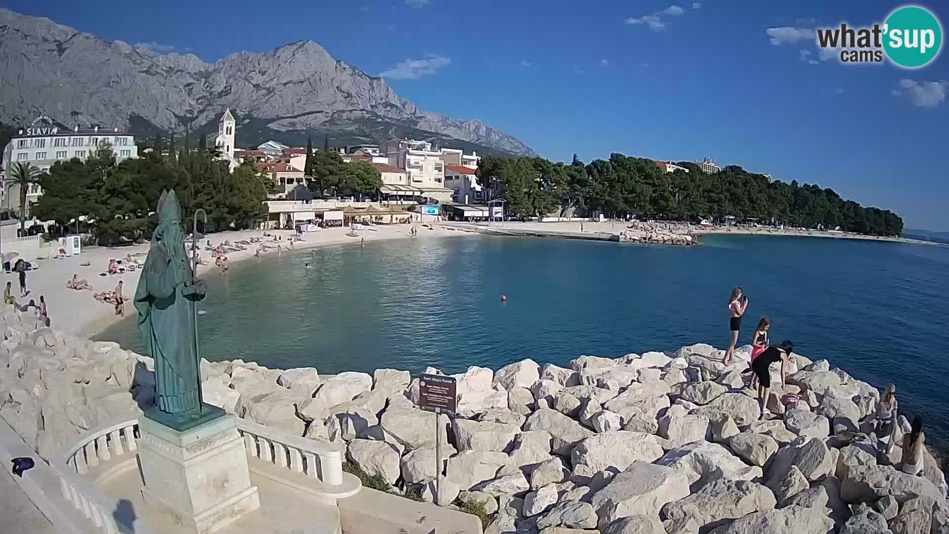 Webcam Baška Voda – St. Nikola y Playa