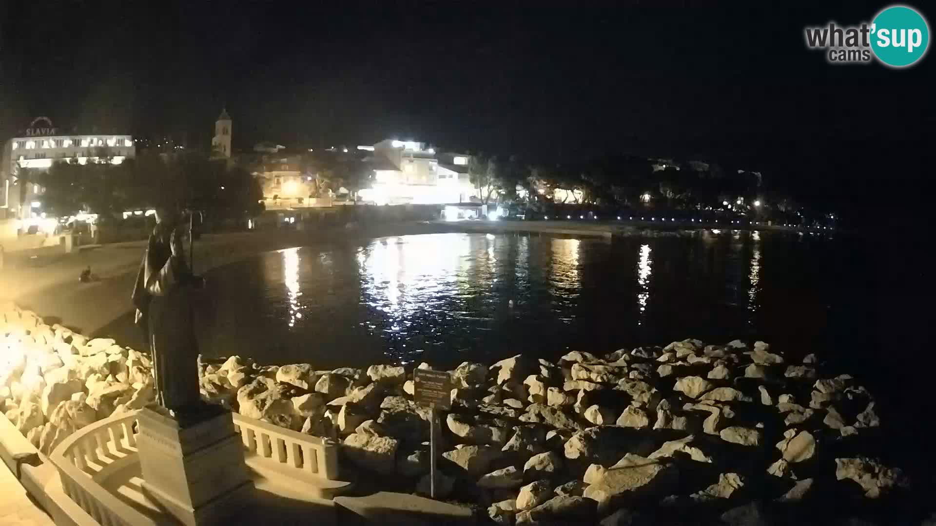 Webcam Baška Voda – Saint-Nikola et plage