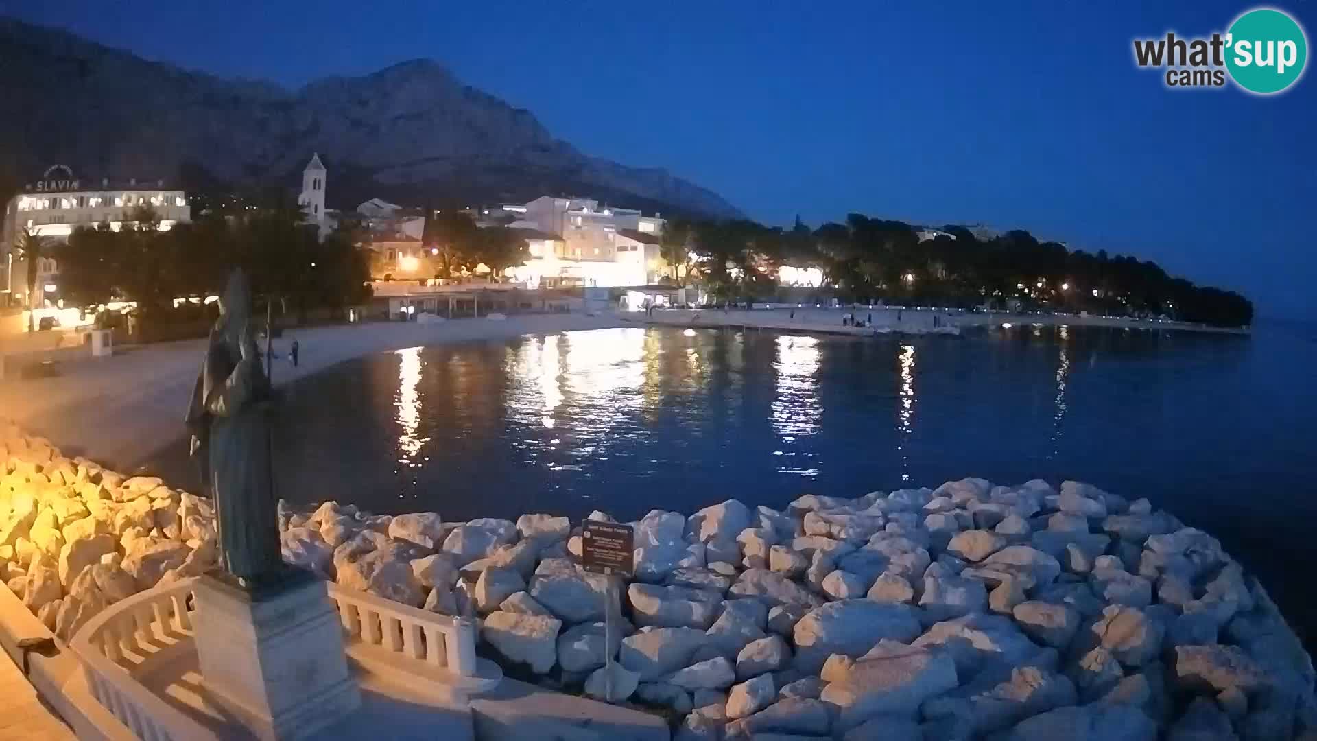 Webcam Baška Voda – St. Nikola y Playa