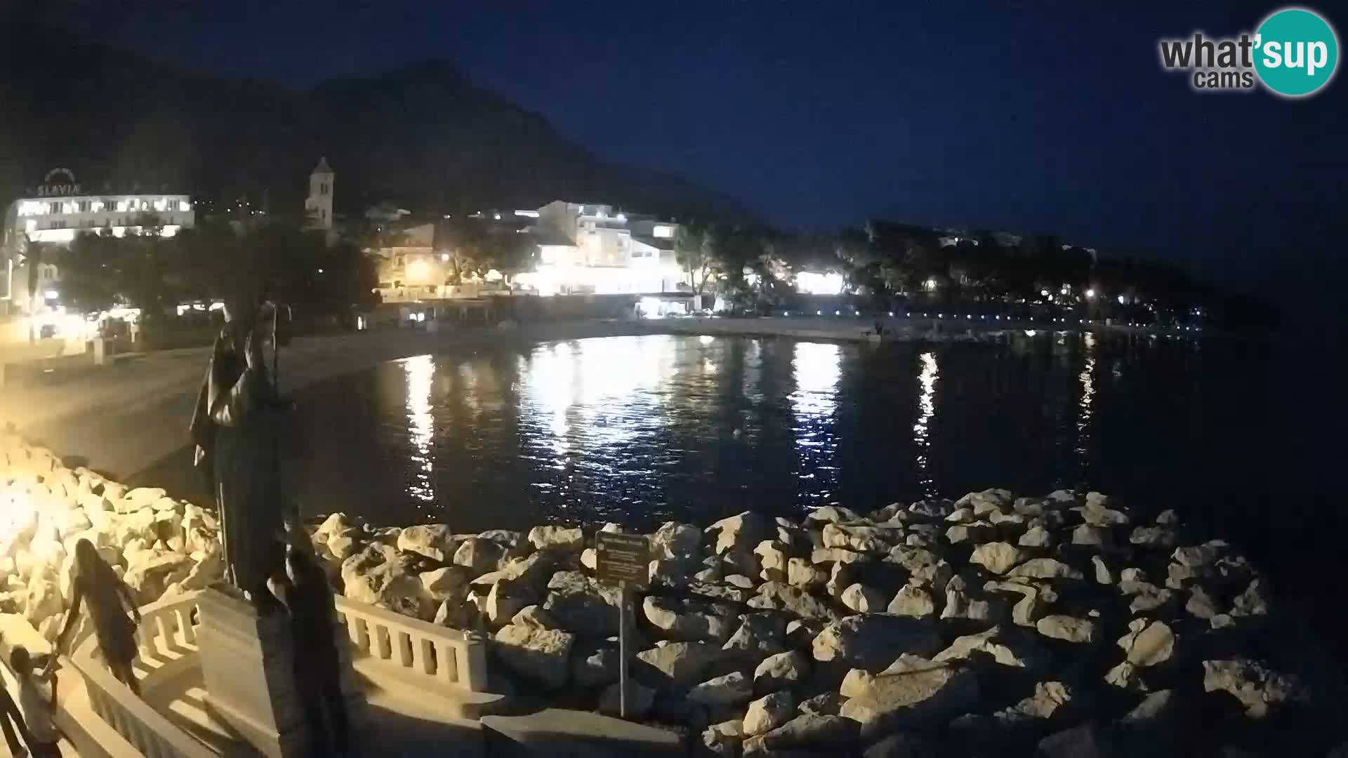 Webcam Baška Voda – Saint-Nikola et plage