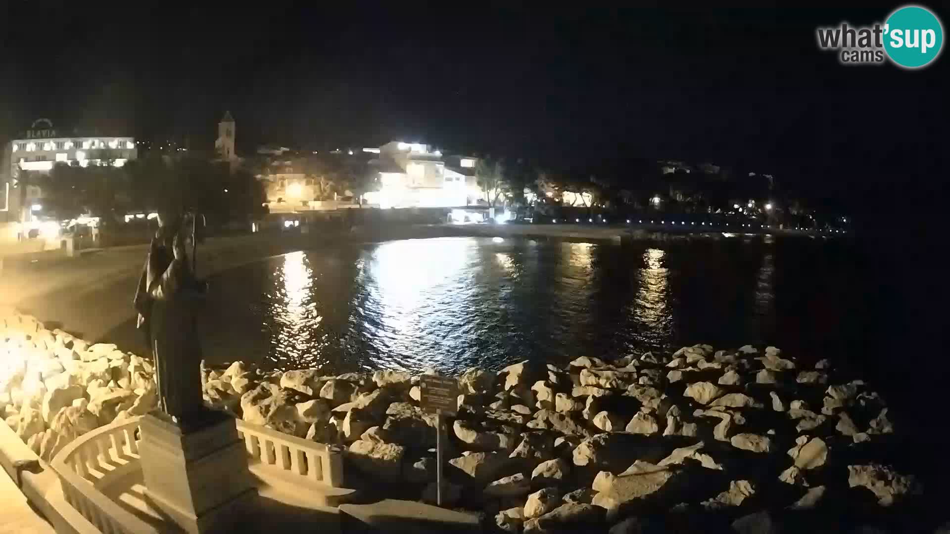 Webcam Baška Voda – Saint-Nikola et plage