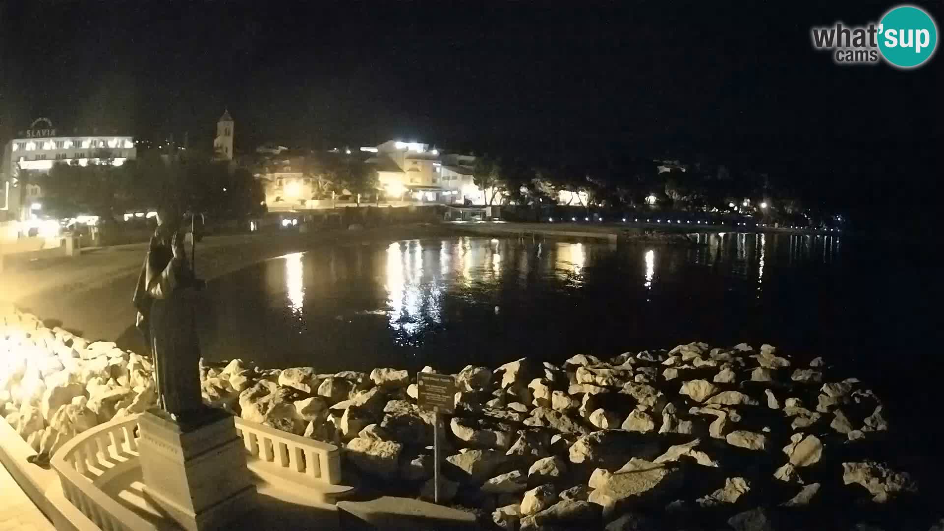 Webcam Baška Voda – Saint-Nikola et plage