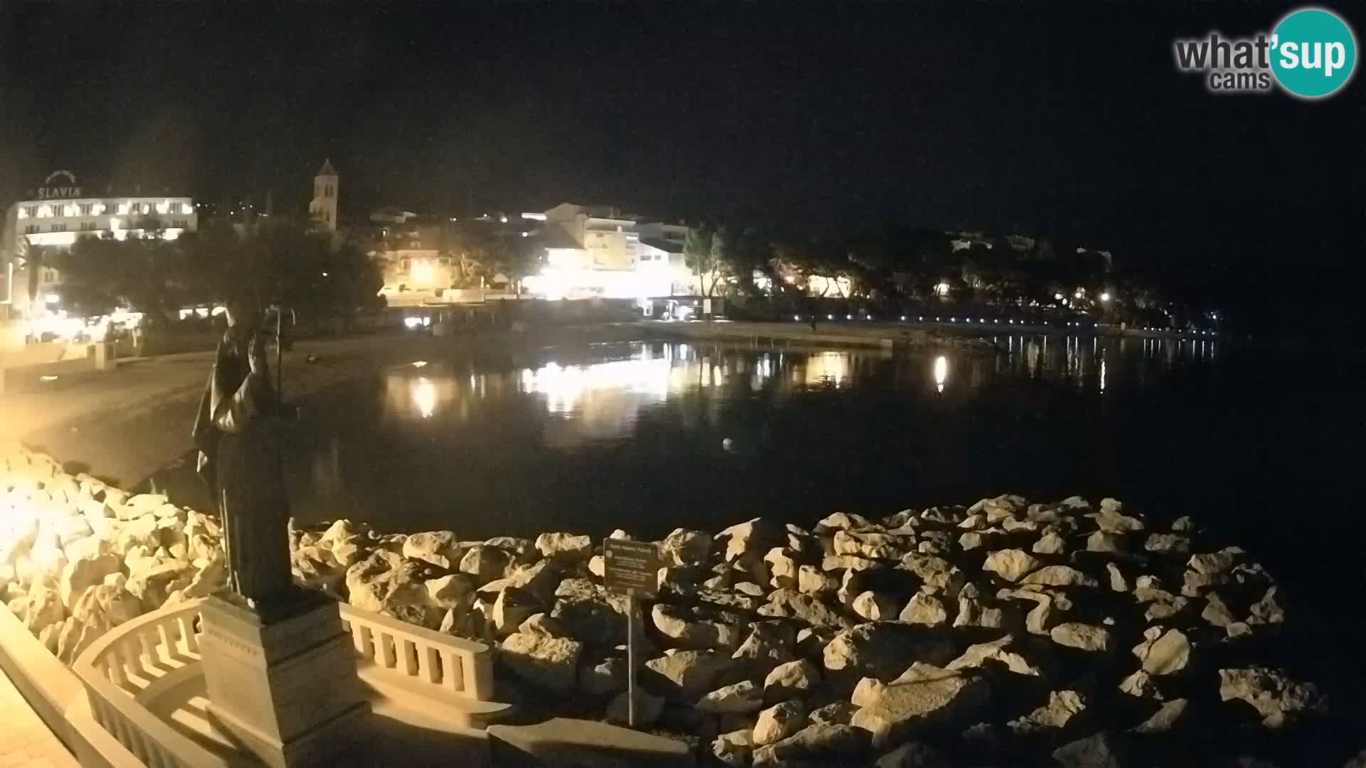Webcam Baška Voda – Saint-Nikola et plage