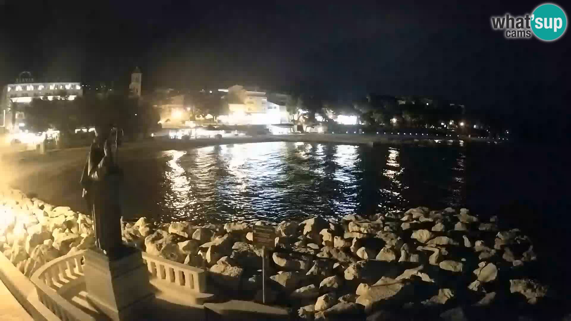 Web kamera Baška Voda – Sv. Nikola i plaža