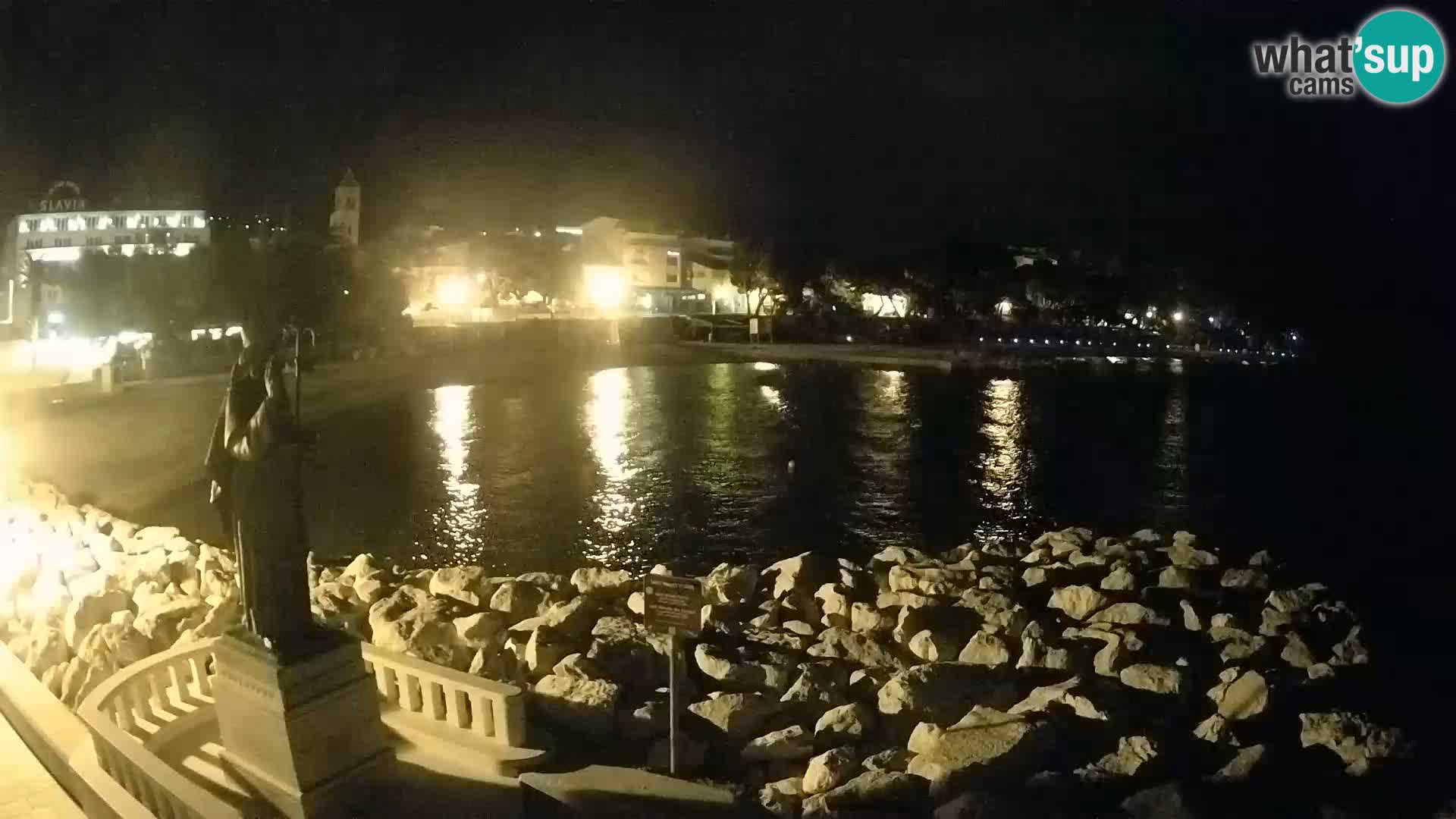 Webcam Baška Voda – Saint-Nikola et plage