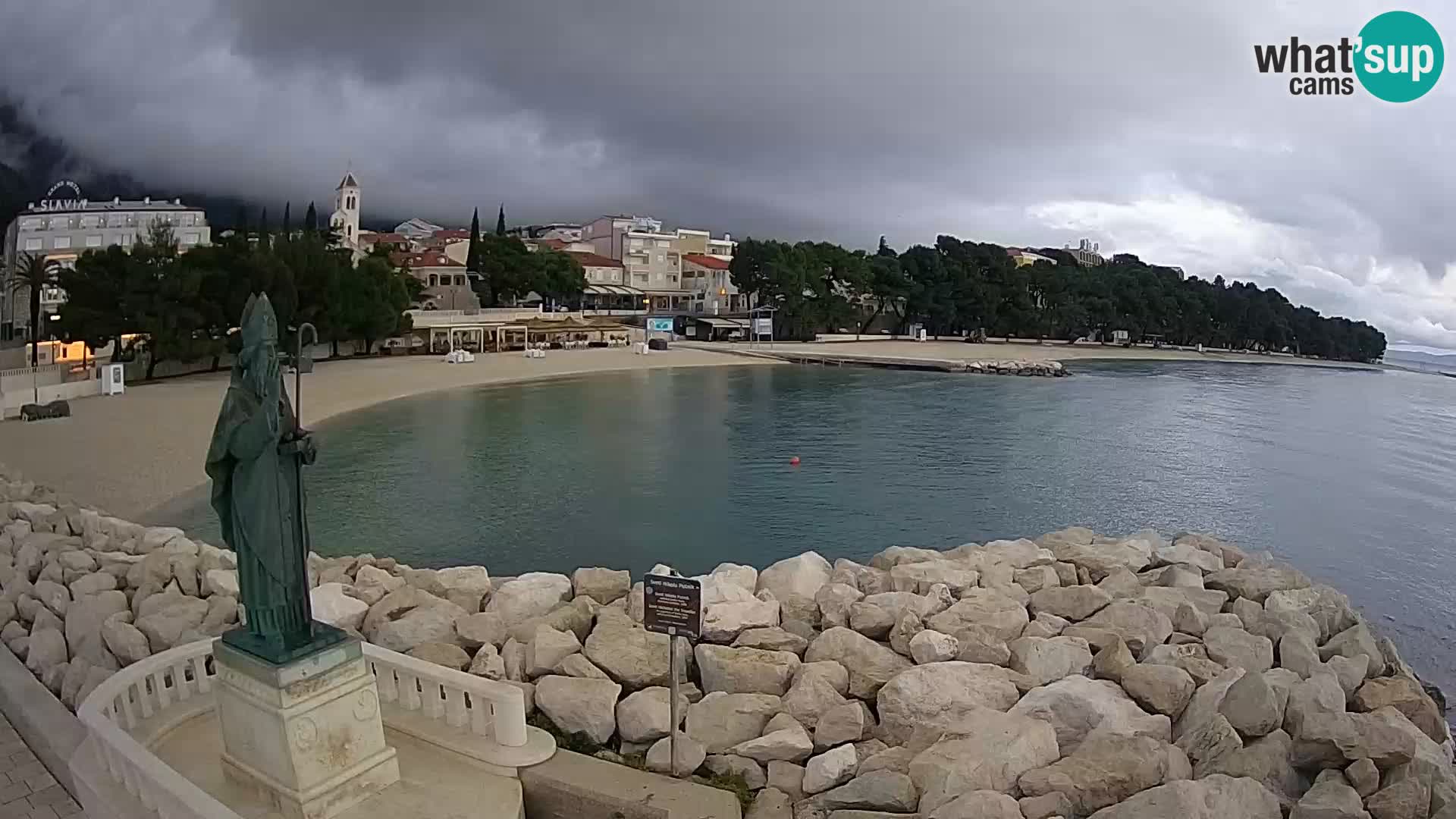 Webcam Baška Voda – St. Nikola y Playa