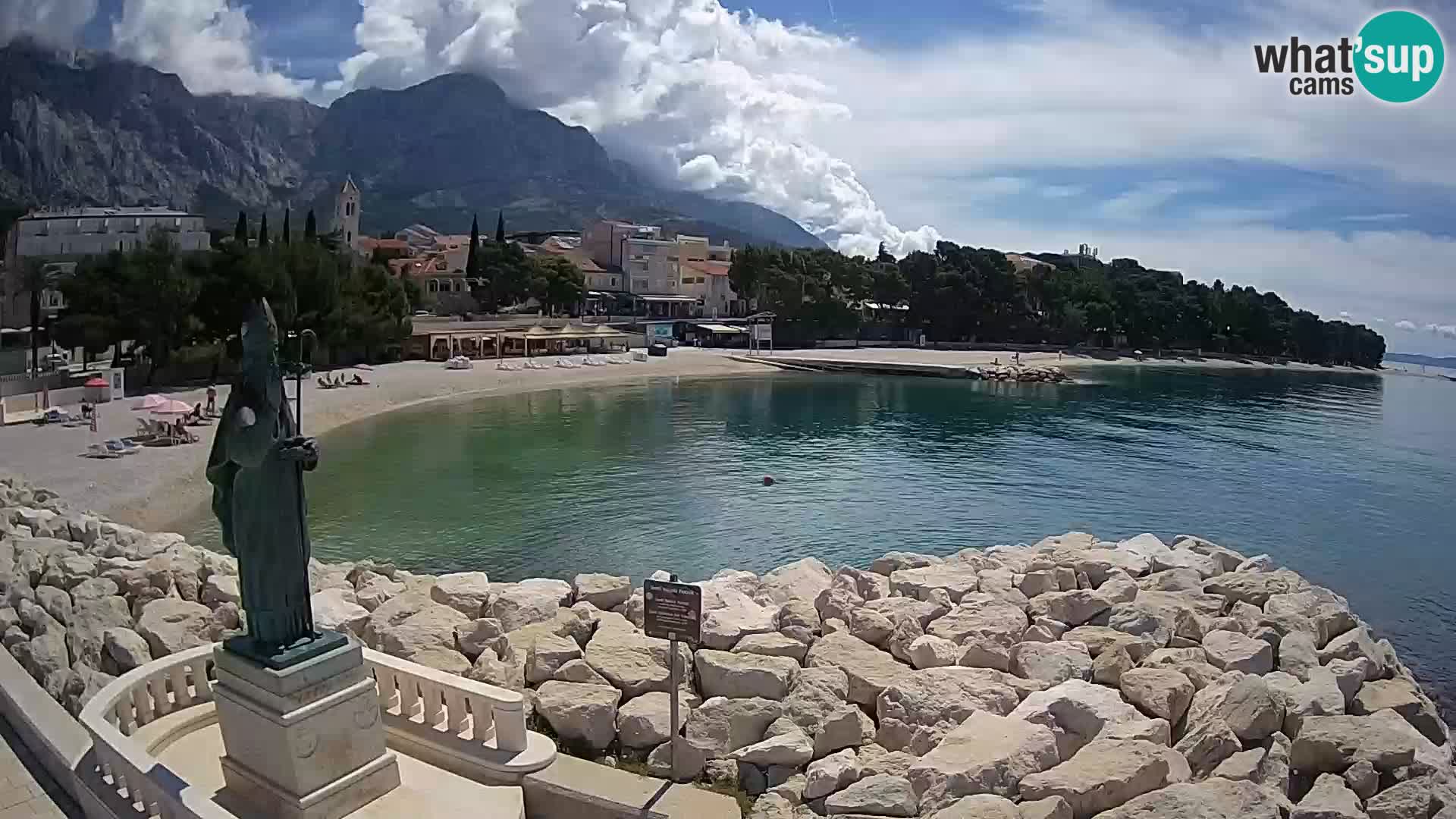 Webcam Baška Voda – St. Nikola y Playa