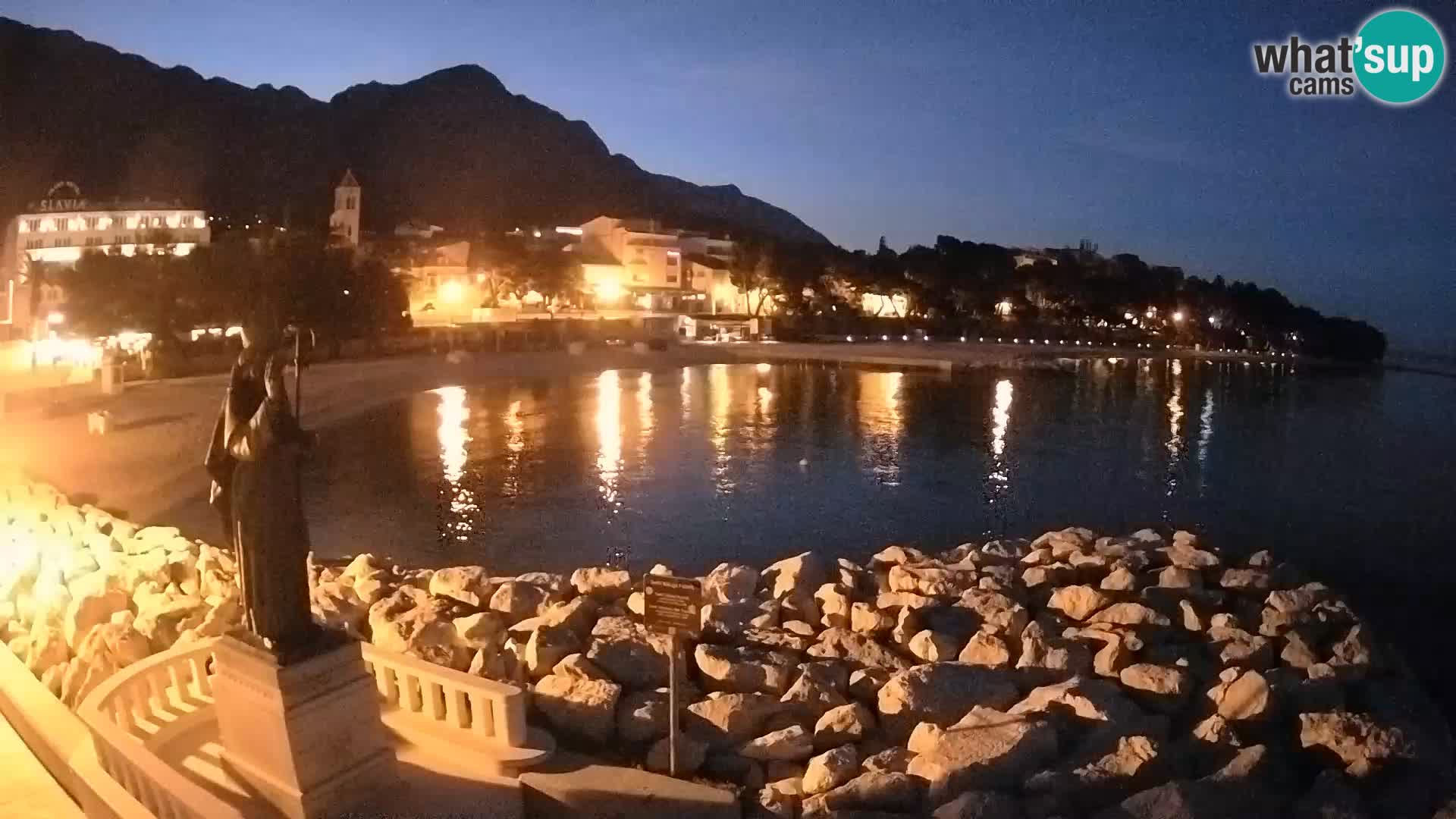 Webcam Baška Voda – St. Nikola y Playa