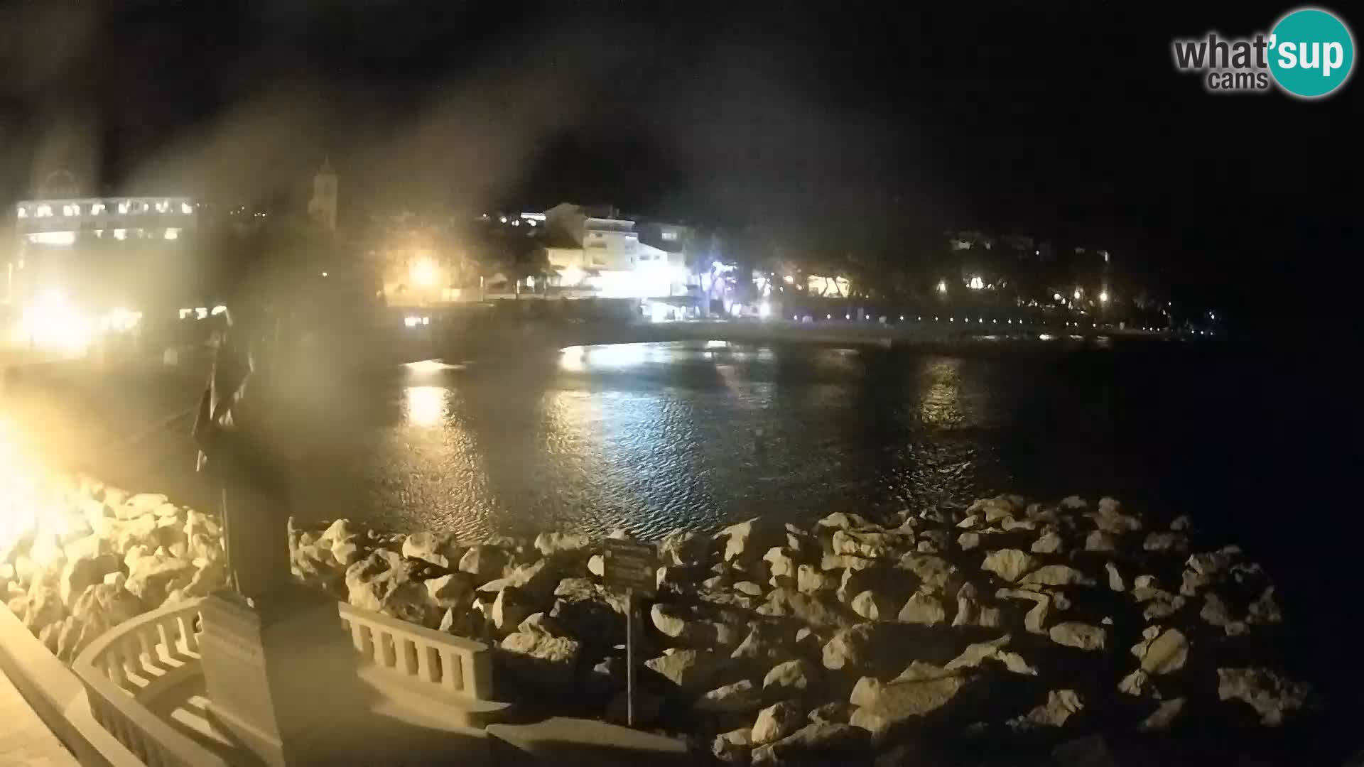 Web kamera Baška Voda – Sv. Nikola i plaža