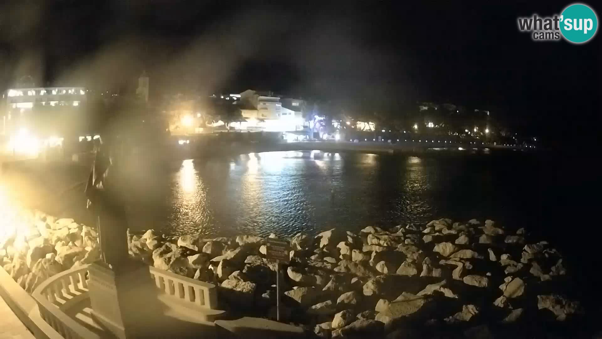 Web kamera Baška Voda – Sv. Nikola i plaža