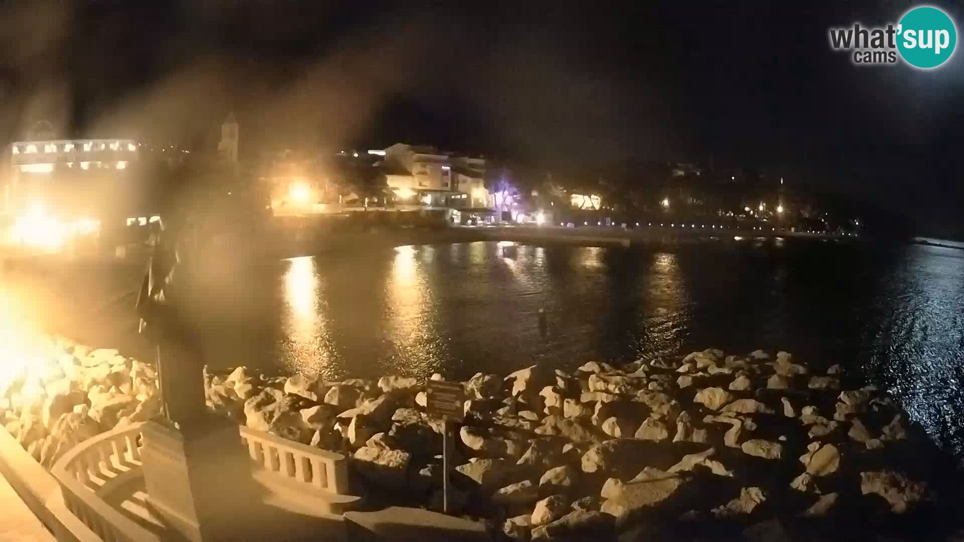 Web kamera Baška Voda – Sv. Nikola i plaža