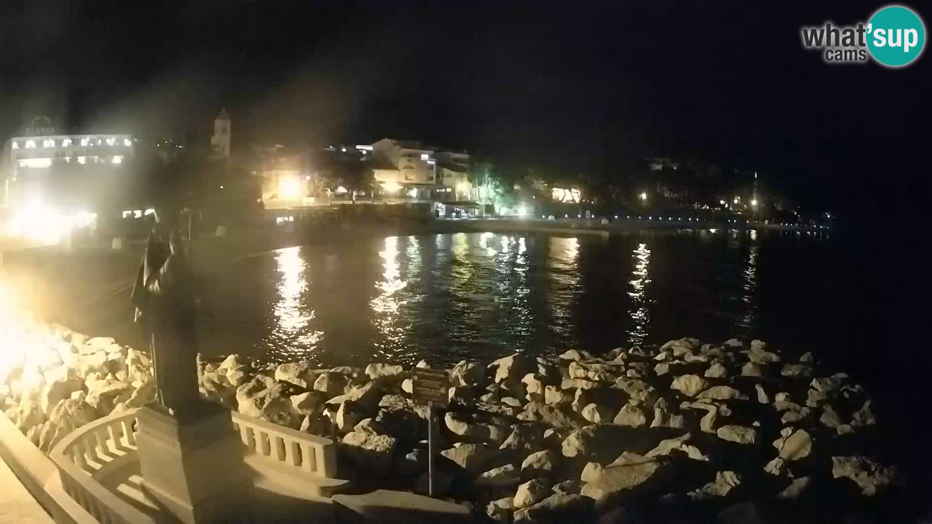 Webcam Baška Voda – Saint-Nikola et plage