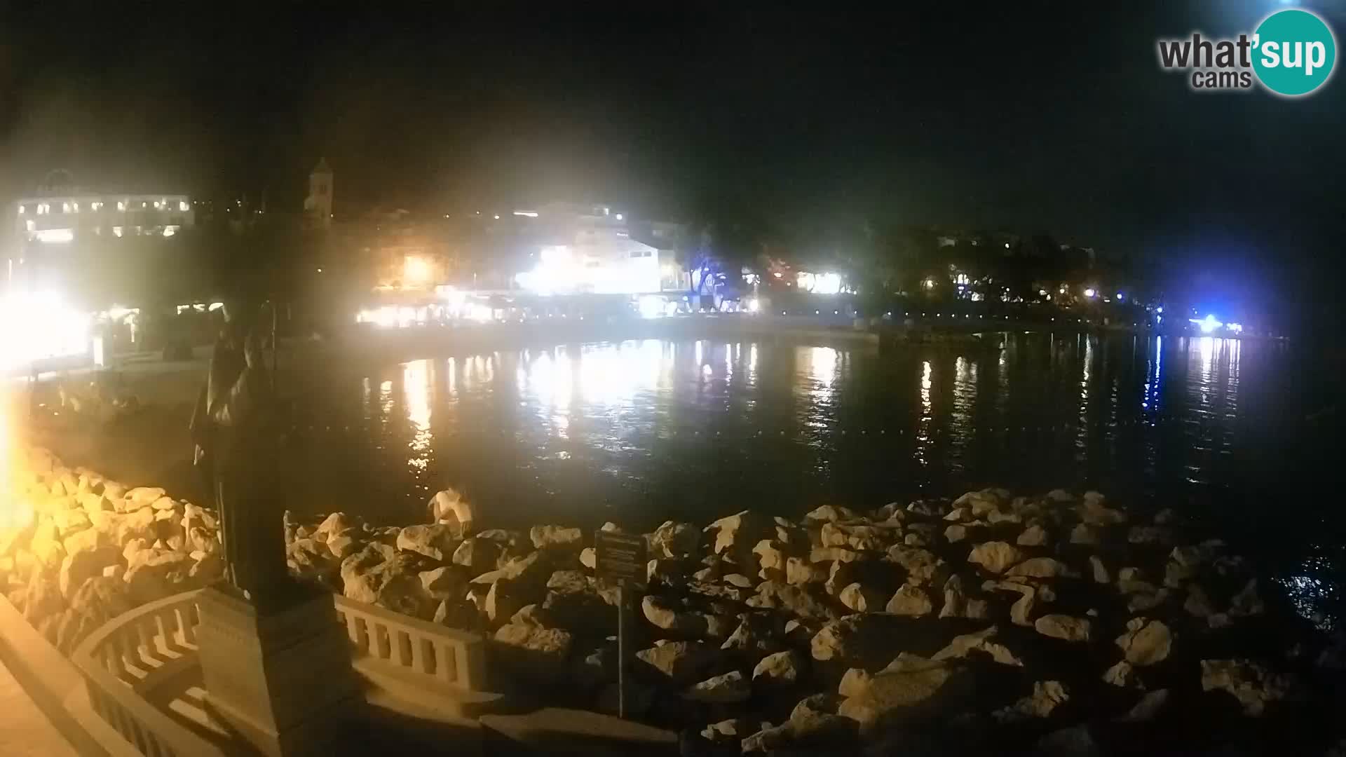 Webcam live Baška Voda – St. Nikola und Strand