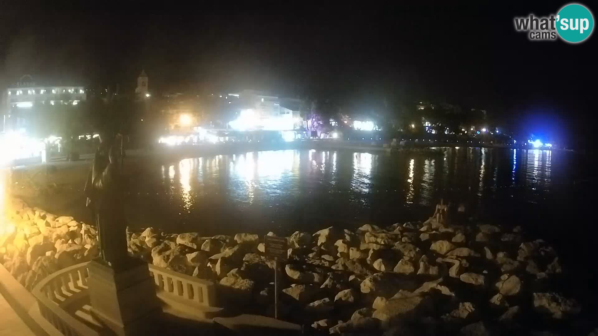 Web kamera Baška Voda – Sv. Nikola i plaža