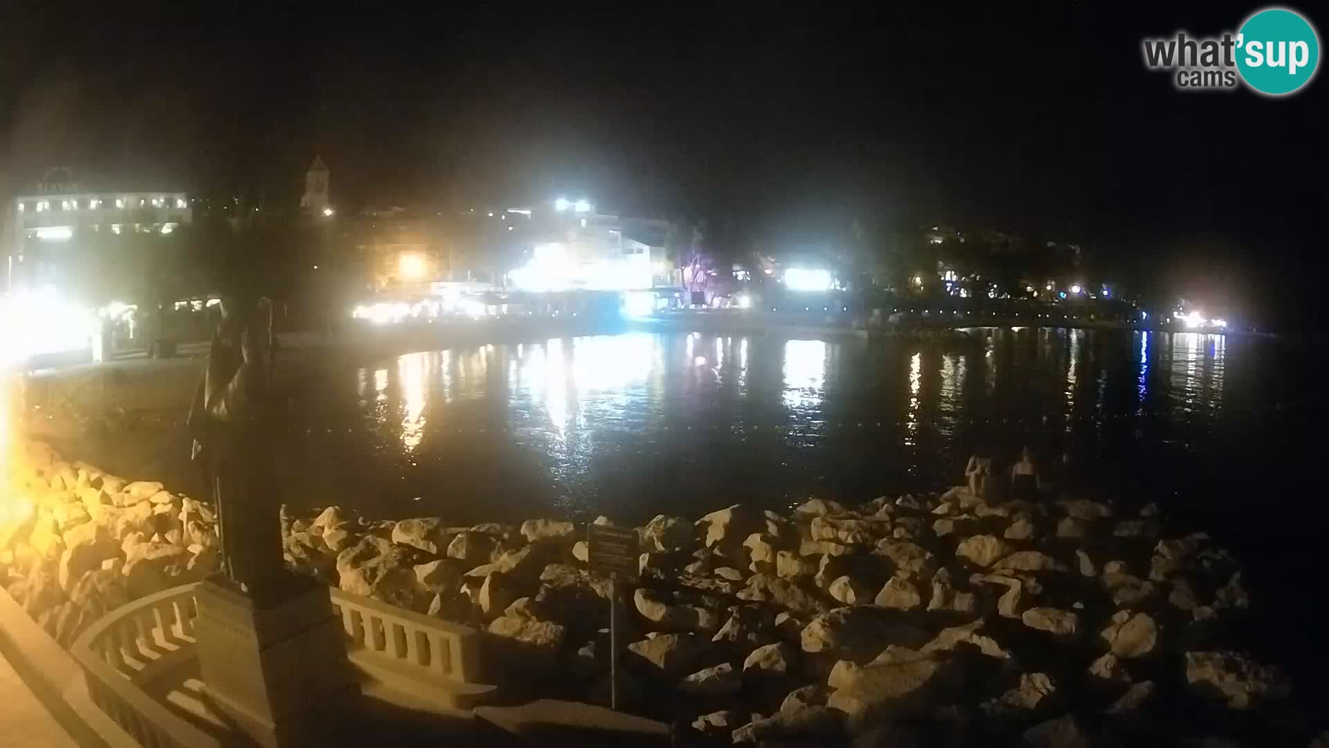 Web kamera Baška Voda – Sv. Nikola i plaža