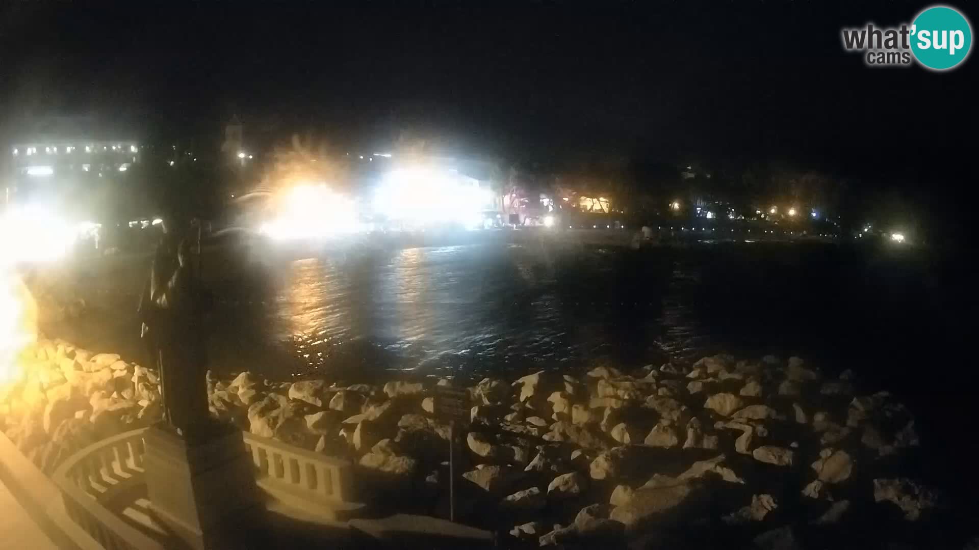 Webcam live Baška Voda – St. Nikola und Strand
